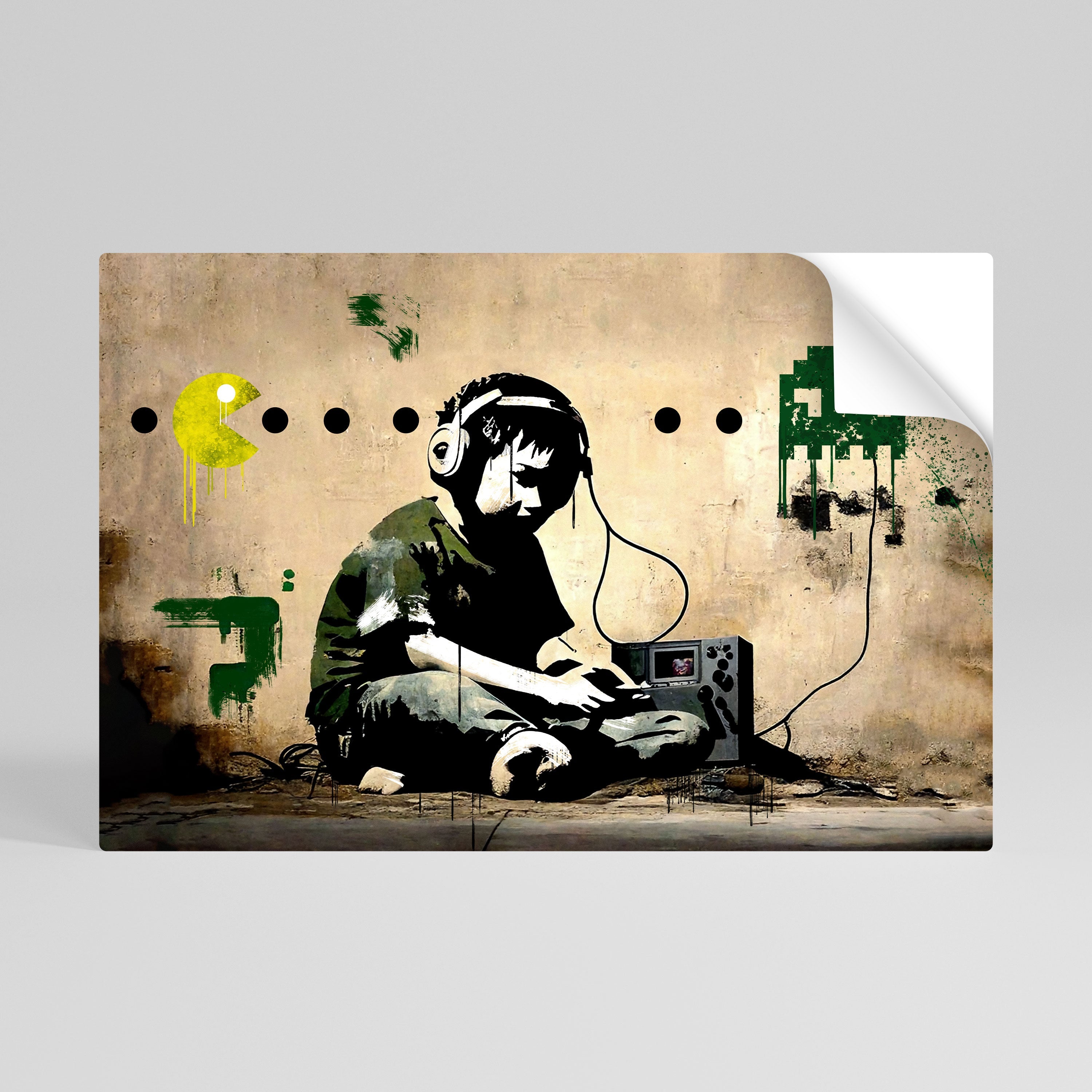 Affiche horizontale autocollante VIRTUAL REVIVAL