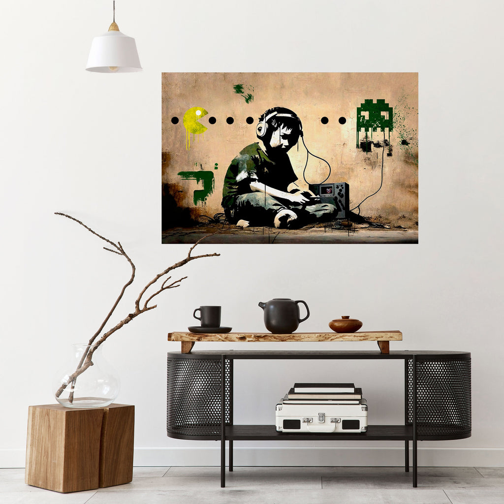 Affiche horizontale autocollante VIRTUAL REVIVAL