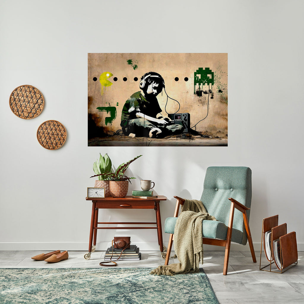 Affiche horizontale autocollante VIRTUAL REVIVAL