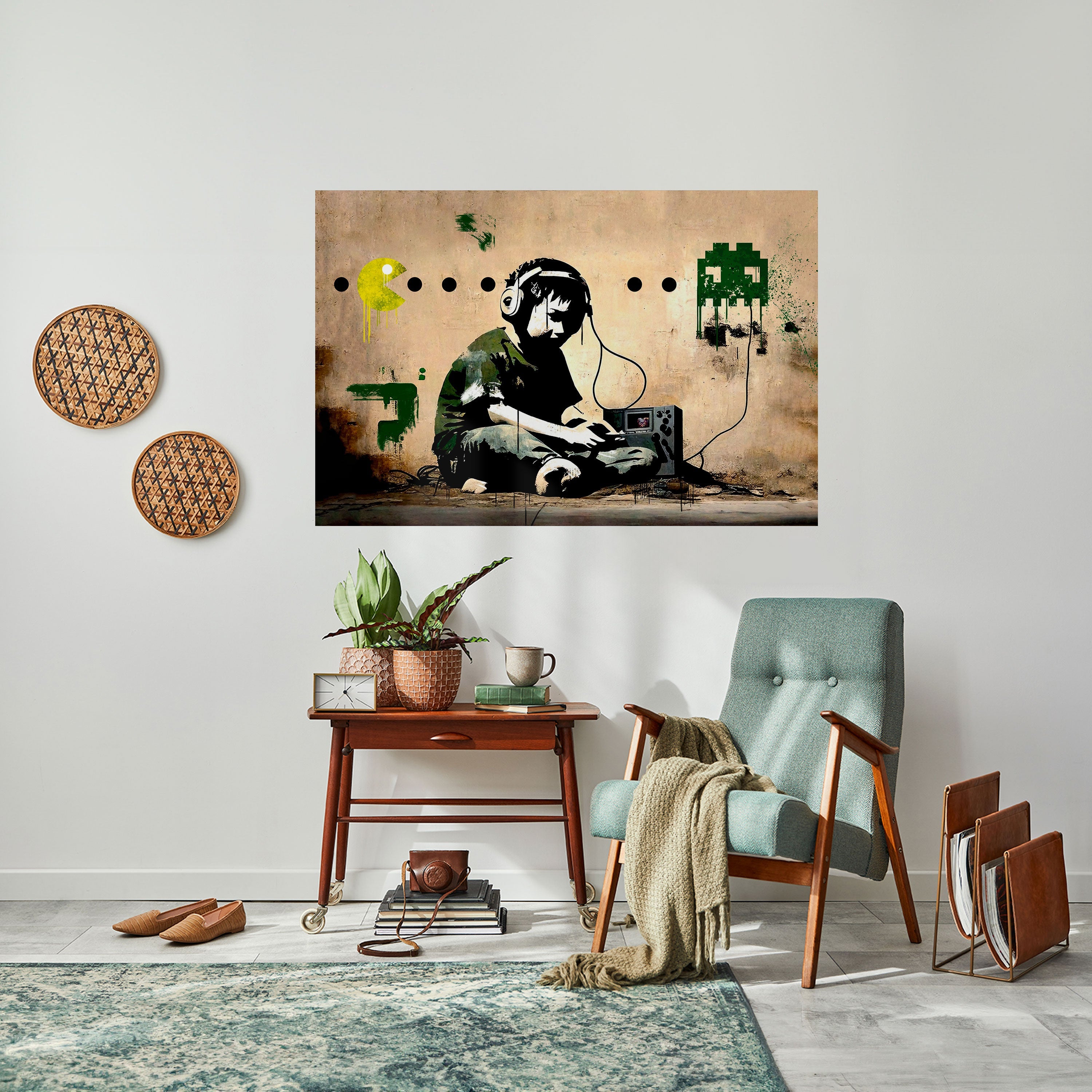 Affiche horizontale autocollante VIRTUAL REVIVAL