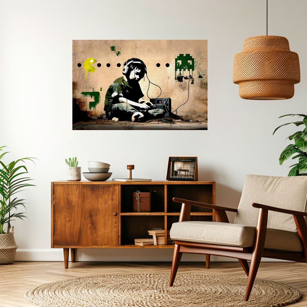 Affiche horizontale autocollante VIRTUAL REVIVAL