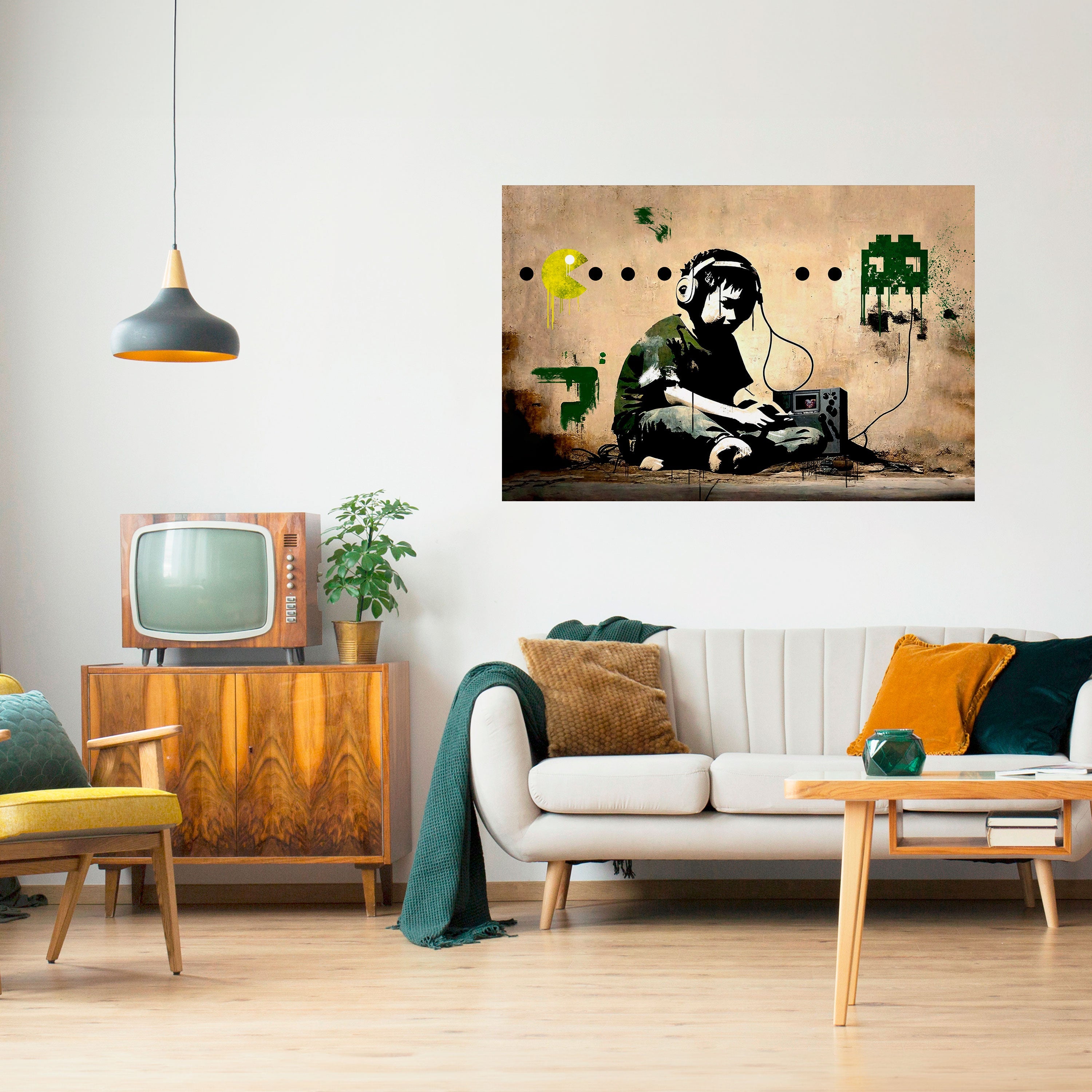 Affiche horizontale autocollante VIRTUAL REVIVAL