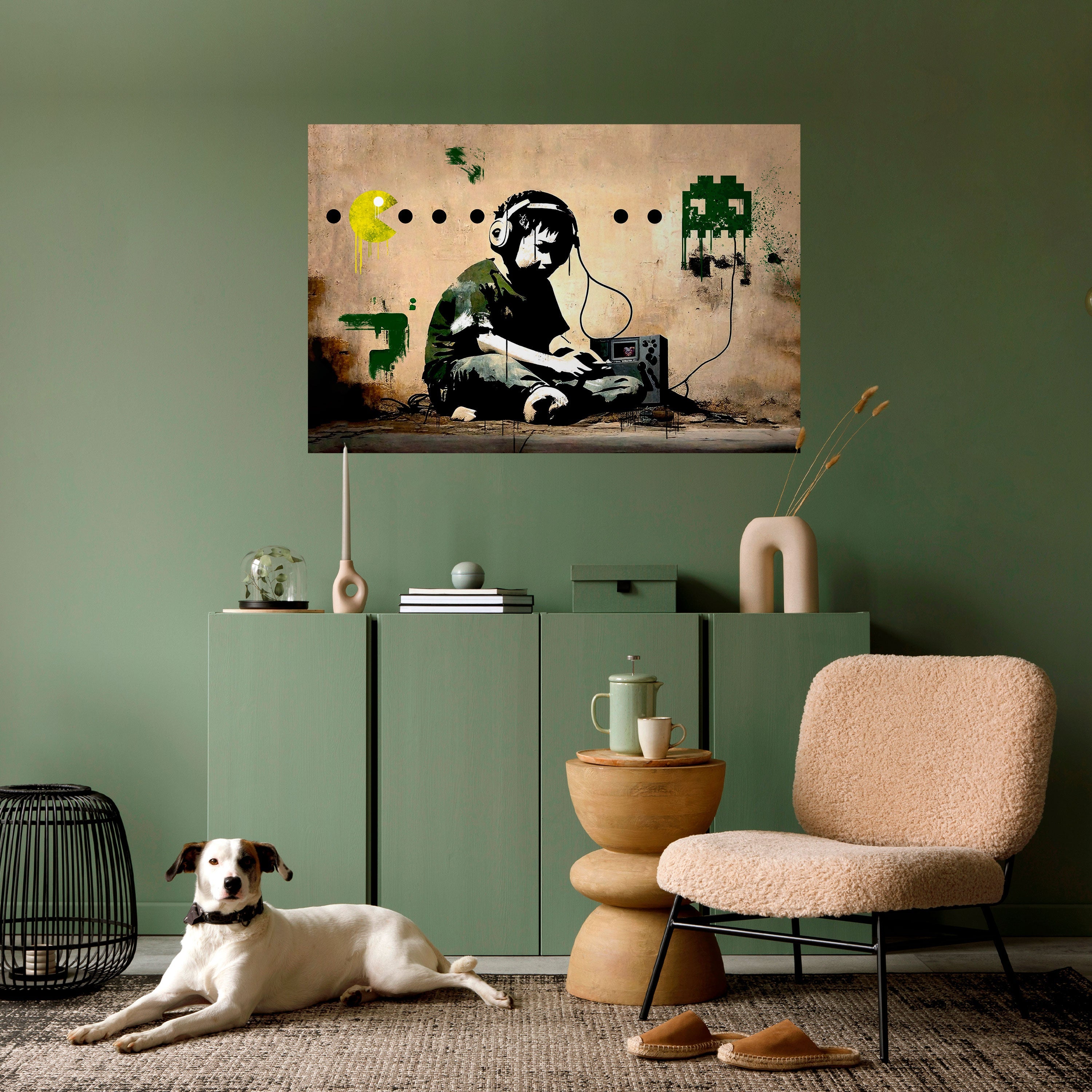 Affiche horizontale autocollante VIRTUAL REVIVAL