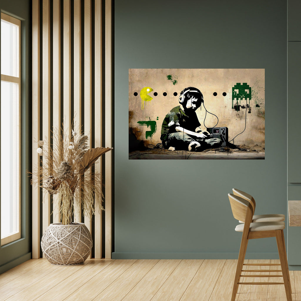 Affiche horizontale autocollante VIRTUAL REVIVAL