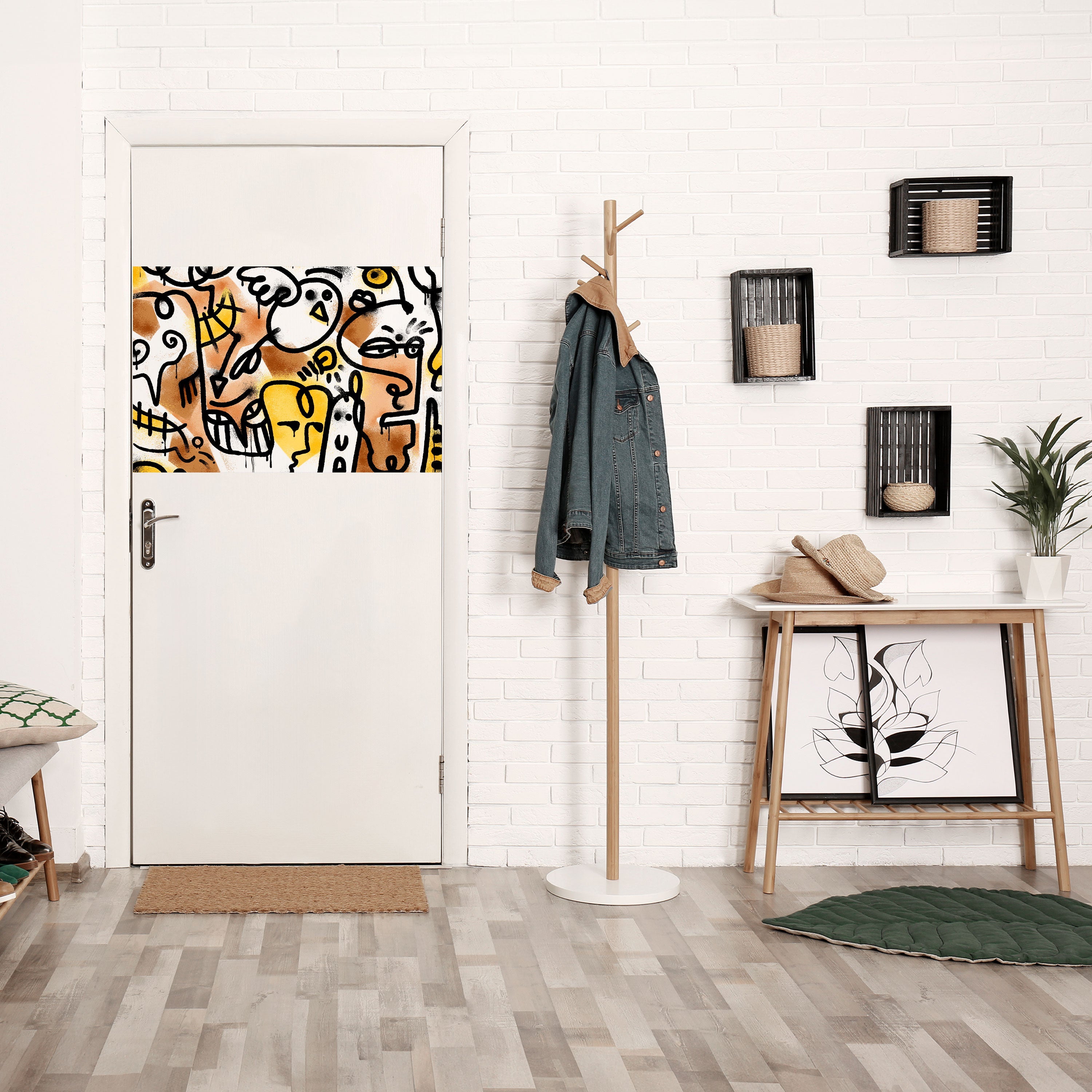 Affiche horizontale autocollante URBAN CANVAS