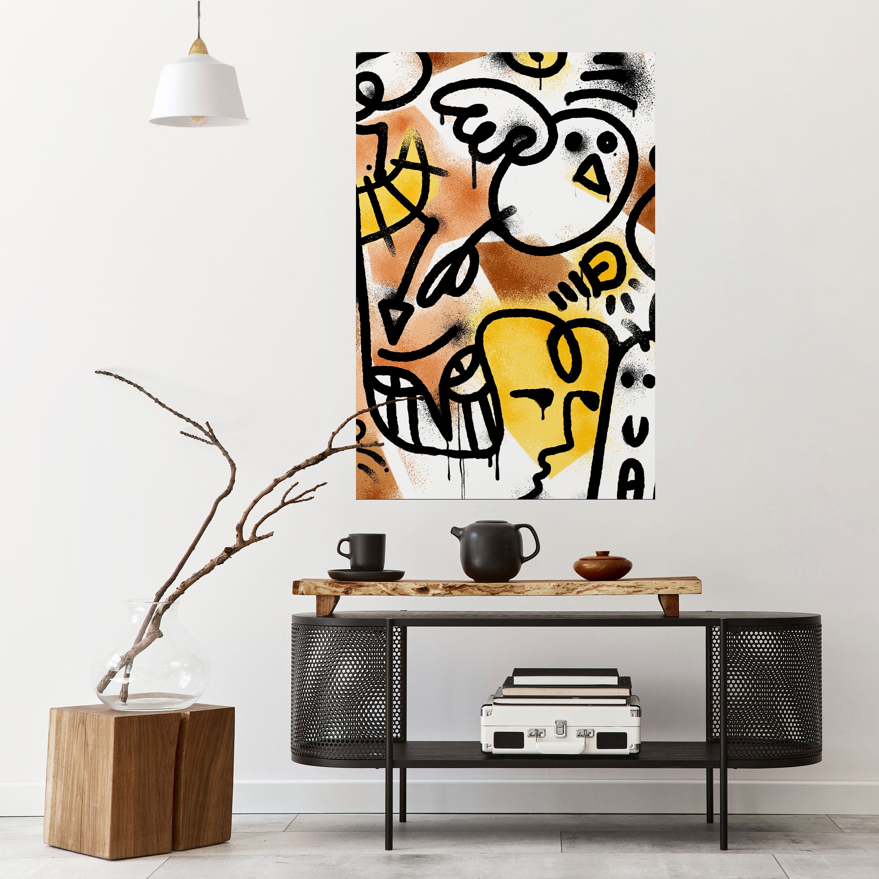 Affiche verticale autocollante URBAN CANVAS