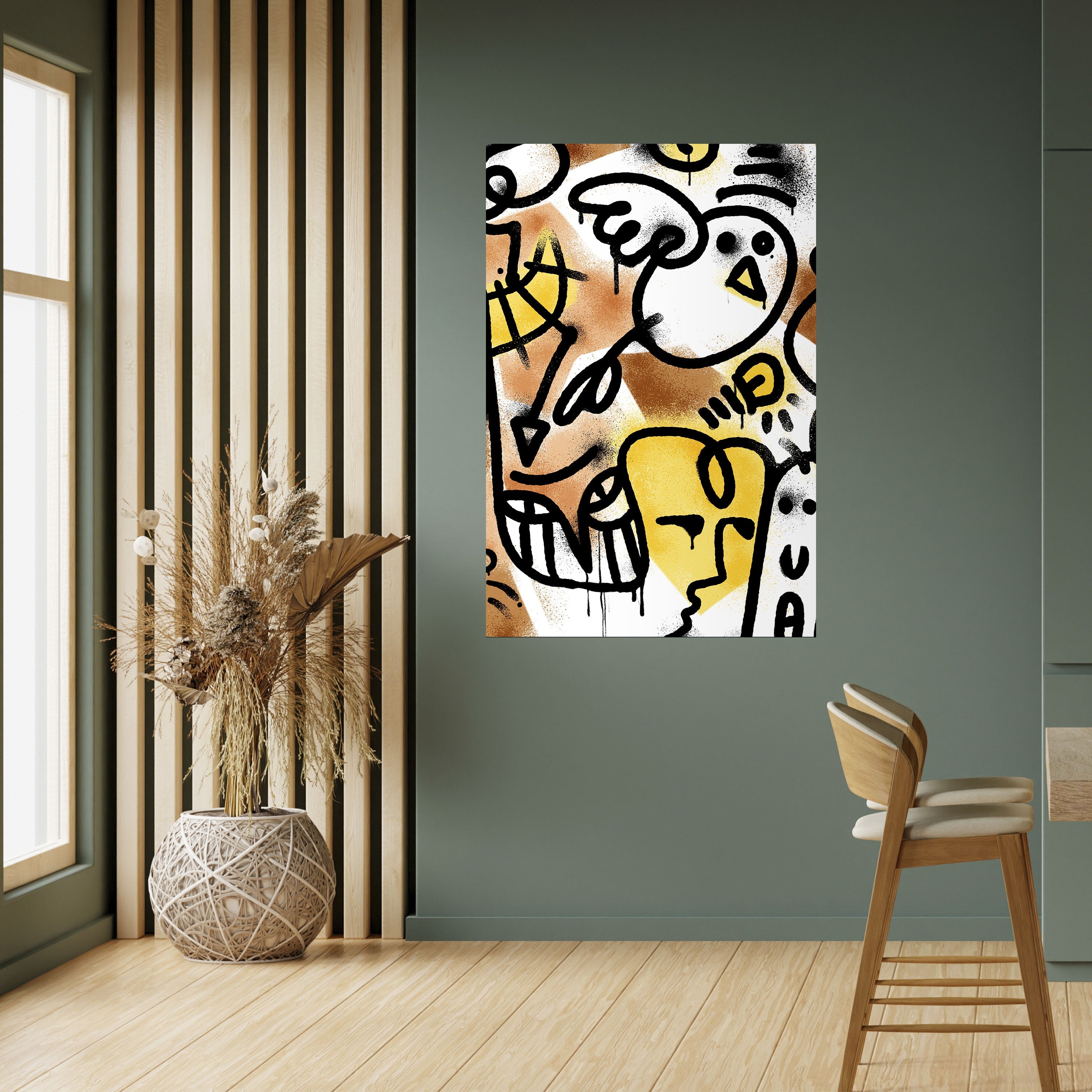 Affiche verticale autocollante URBAN CANVAS