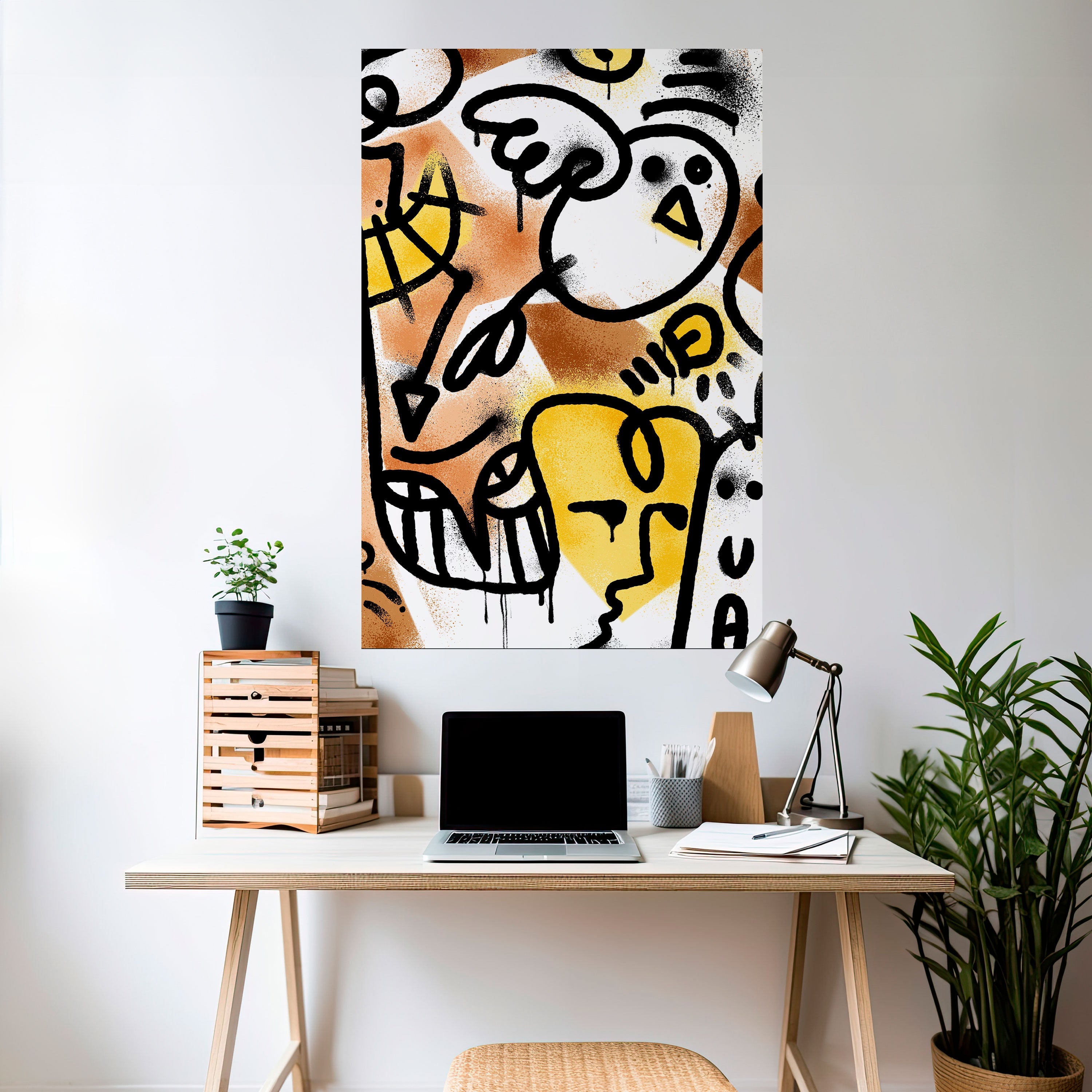 Affiche verticale autocollante URBAN CANVAS