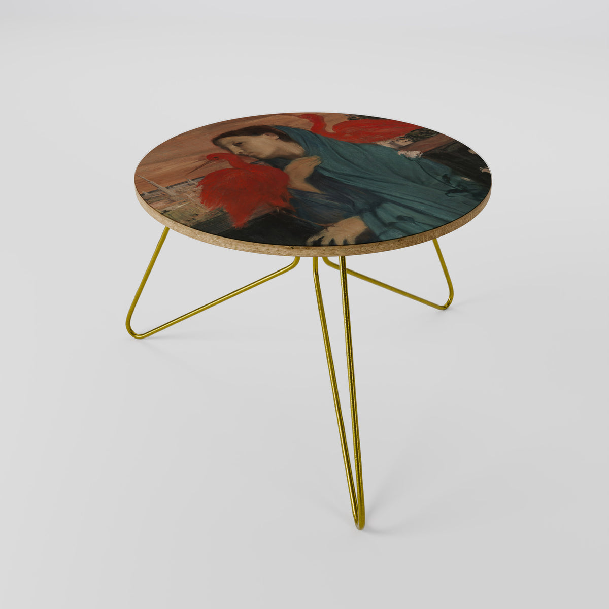 YOUNG WOMAN WITH IBIS Coffee Table