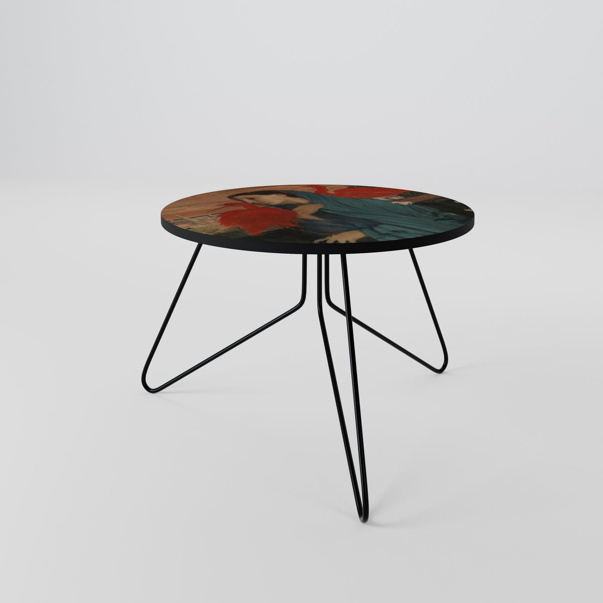 YOUNG WOMAN WITH IBIS Coffee Table