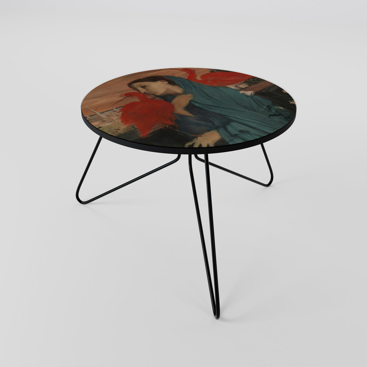 YOUNG WOMAN WITH IBIS Coffee Table