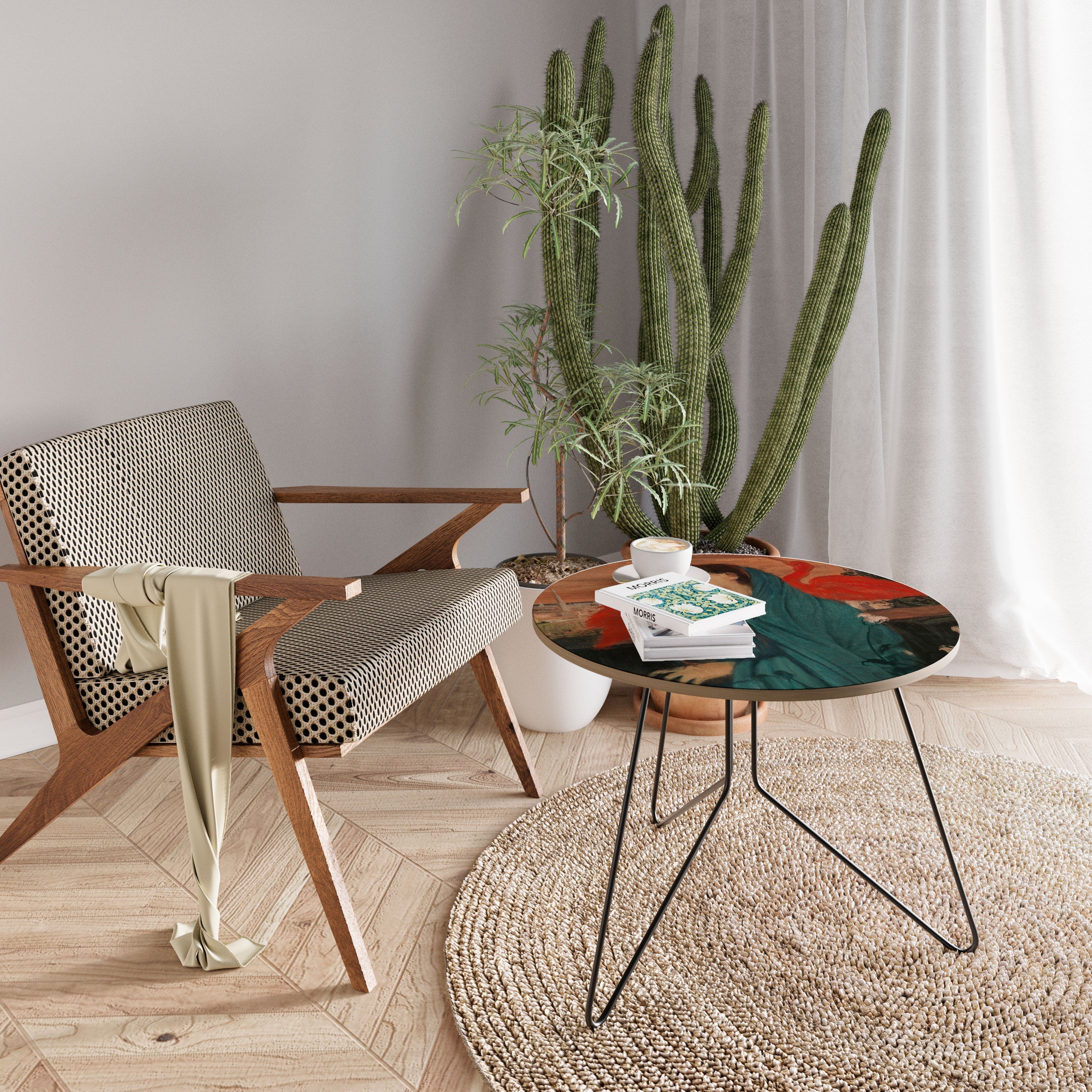 JEUNE FEMME À L'IBIS Table Basse 69