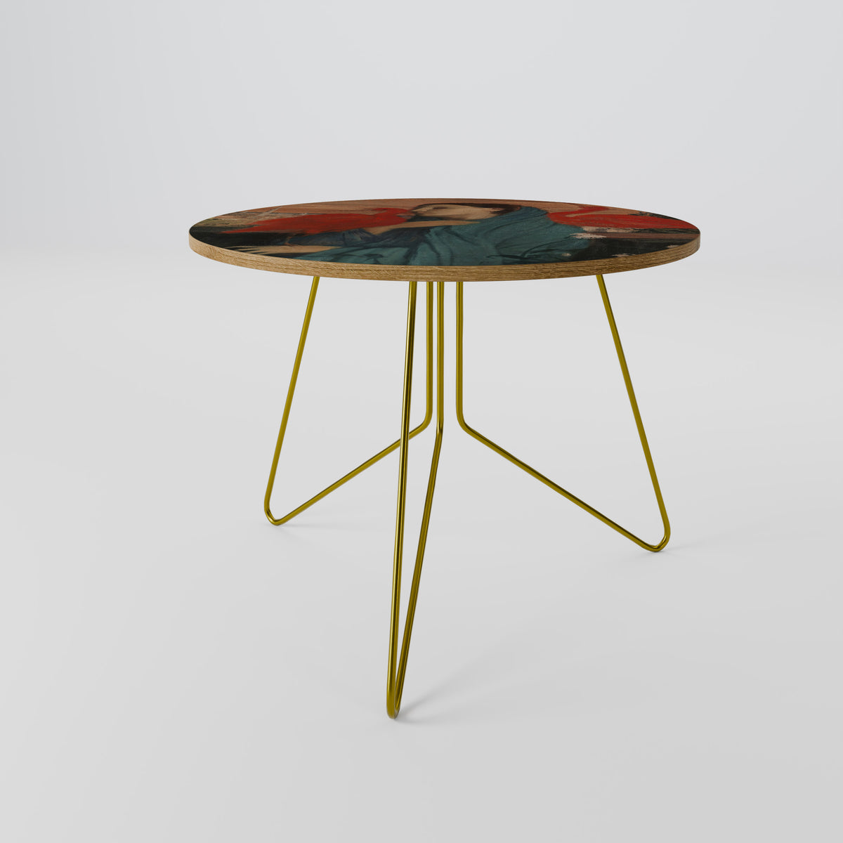 YOUNG WOMAN WITH IBIS Coffee Table