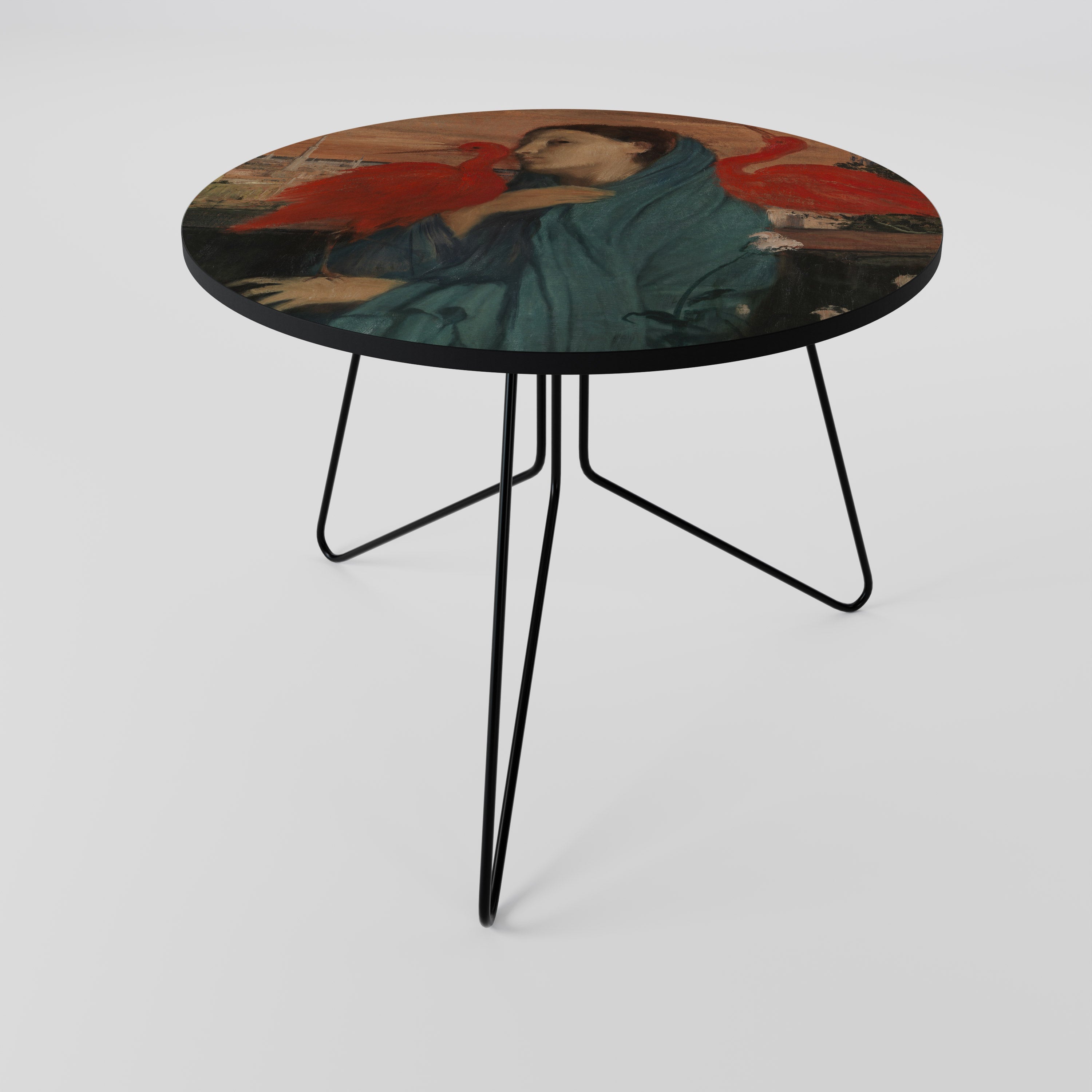 JEUNE FEMME À L'IBIS Table Basse 69