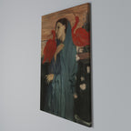YOUNG WOMAN WITH IBIS Vertical Canvas Print