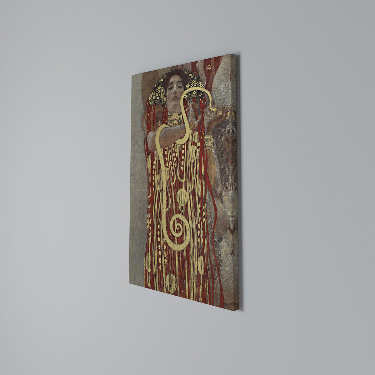 HYGIEIA BY KLIMT Vertical Canvas Print