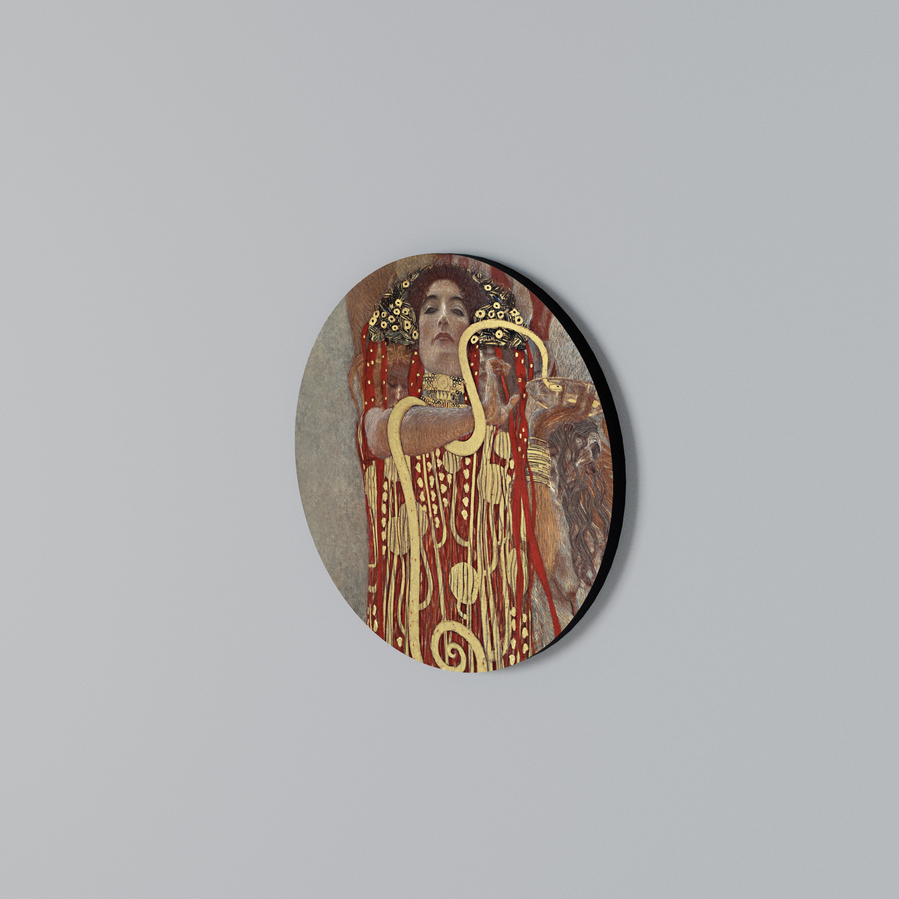 HYGIEIA BY KLIMT Round Wall Art