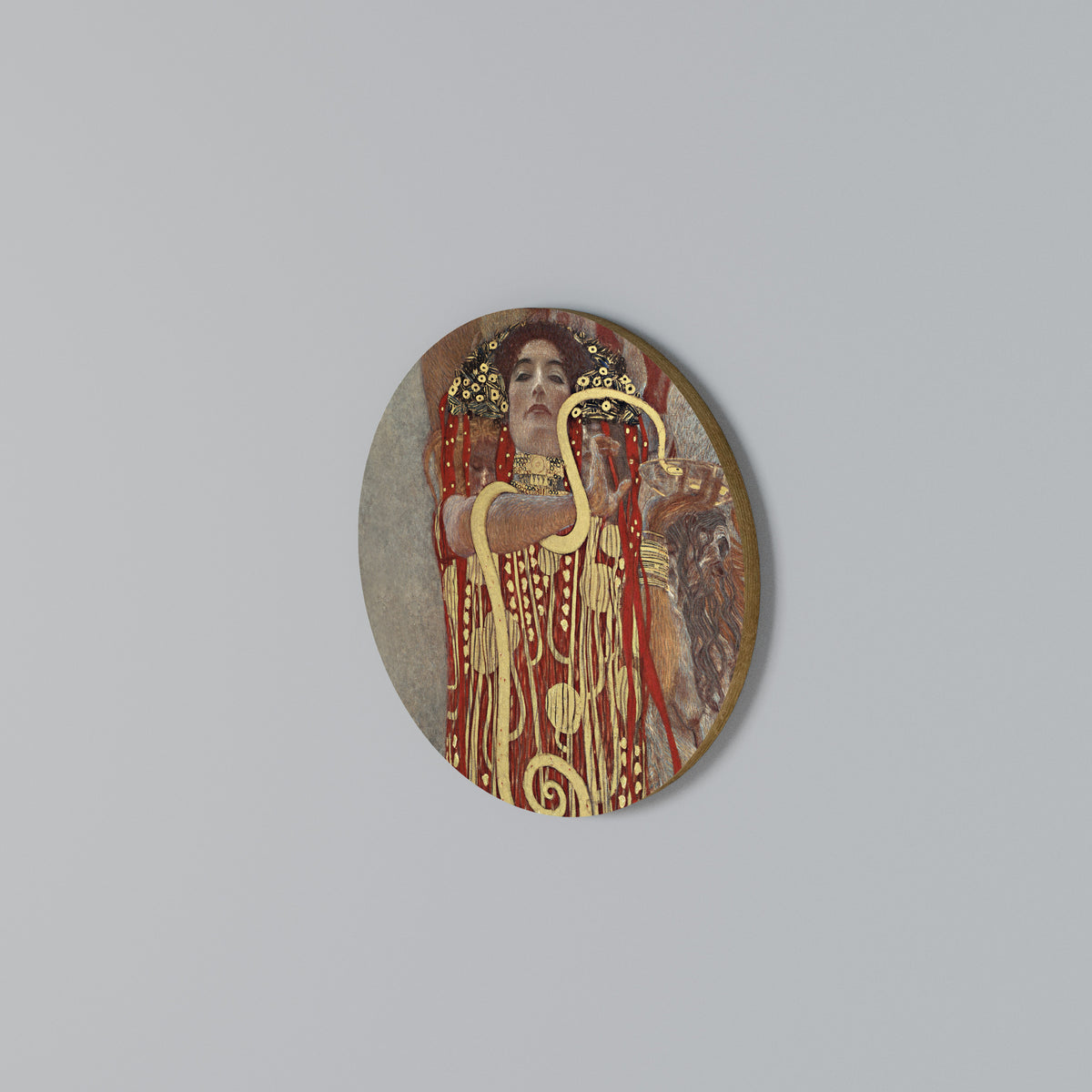 HYGIEIA BY KLIMT Round Wall Art