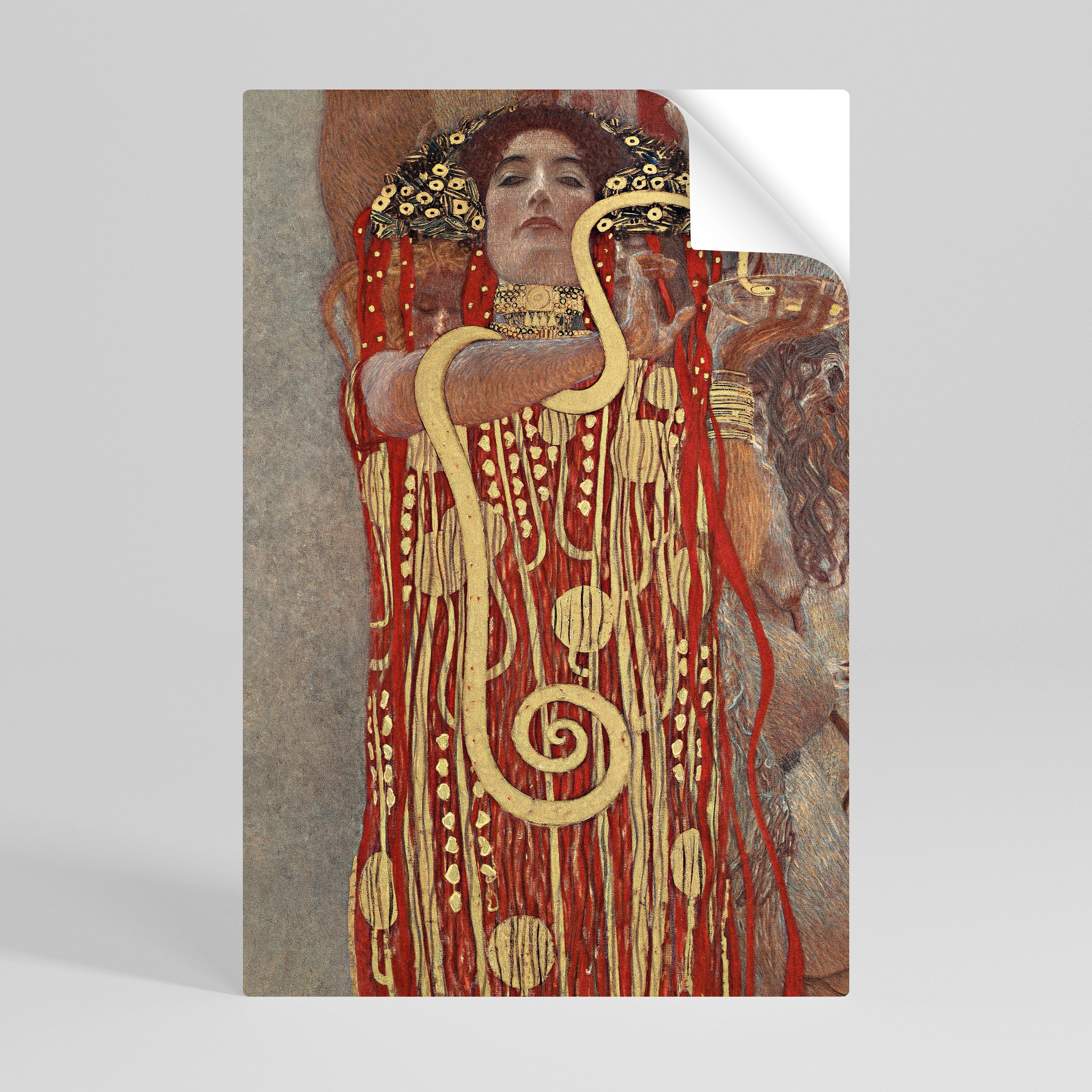 Affiche verticale autocollante HYGIEIA DE KLIMT