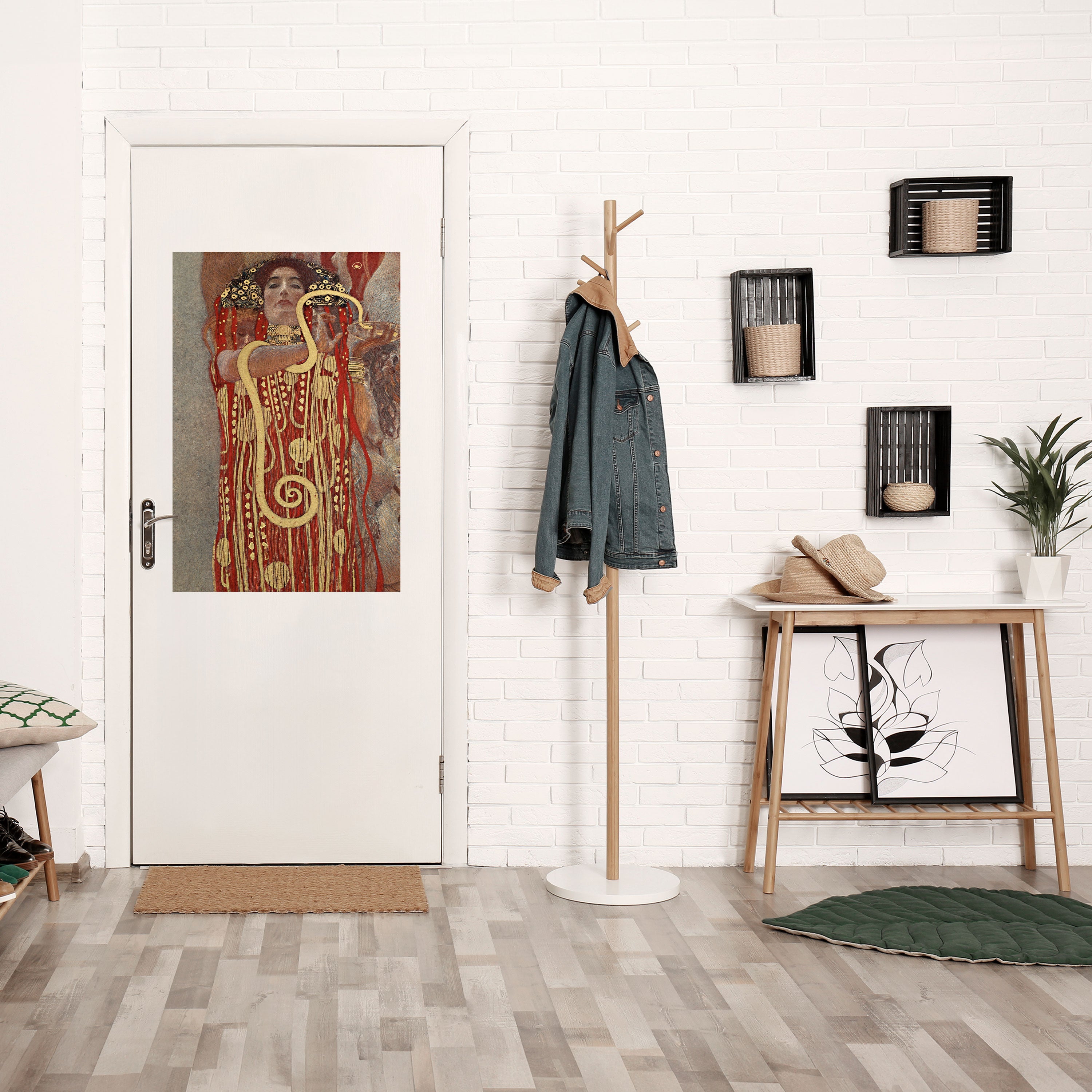 Affiche verticale autocollante HYGIEIA DE KLIMT