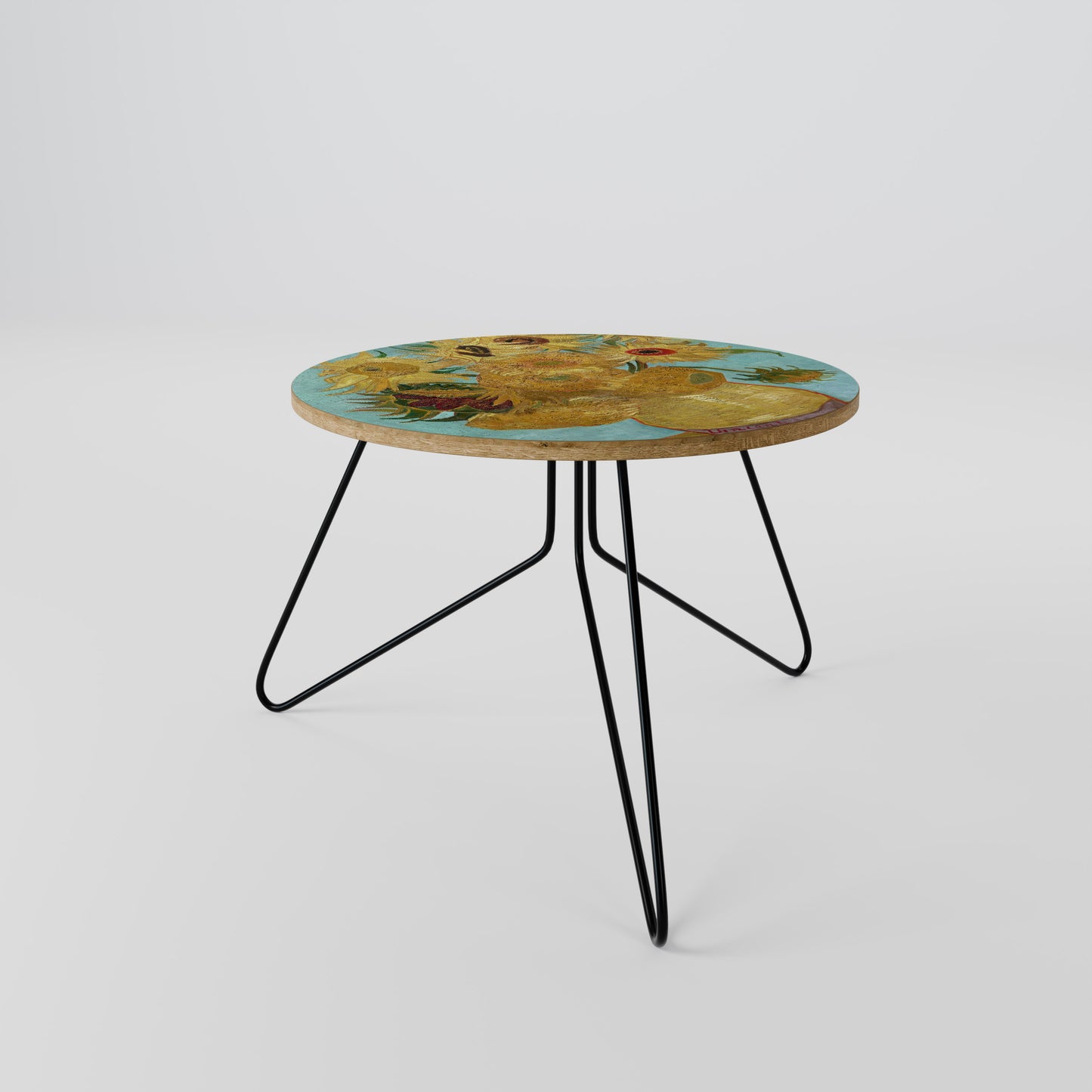 VASE WITH TWELVE SUNFLOWERS Coffee Table