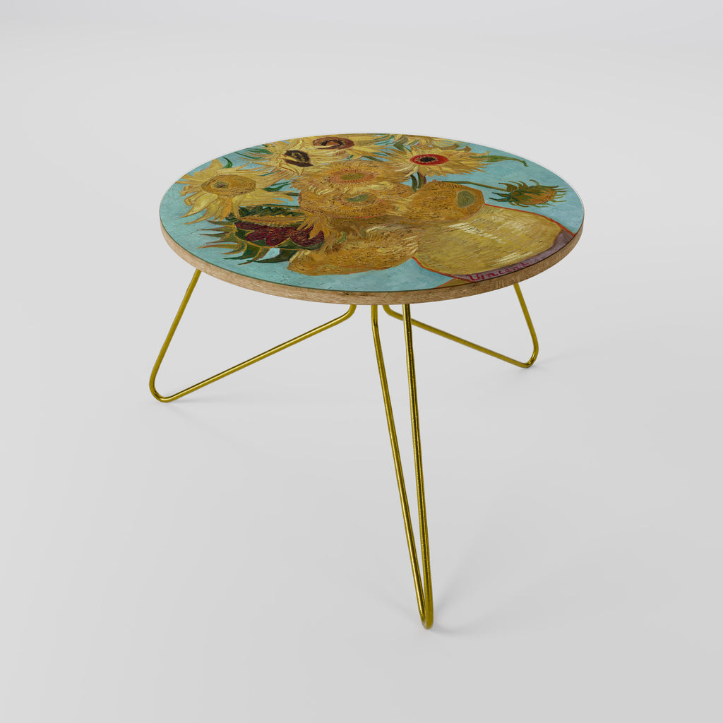 VASE WITH TWELVE SUNFLOWERS Coffee Table