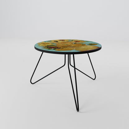 VASE WITH TWELVE SUNFLOWERS Coffee Table