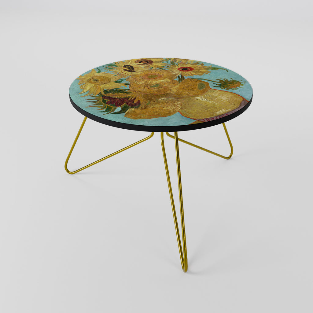 VASE WITH TWELVE SUNFLOWERS Coffee Table