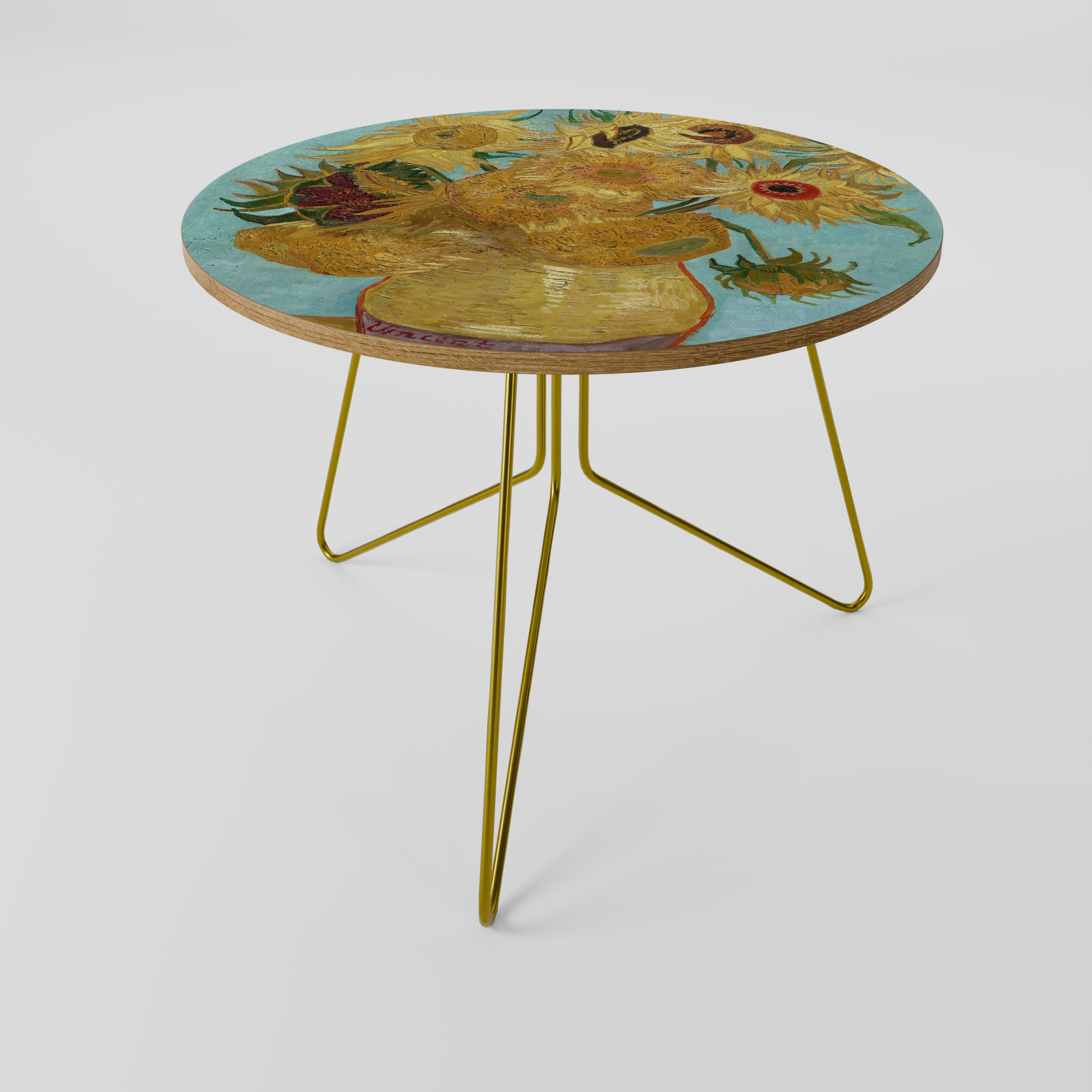 VASE AVEC DOUZE TOURNESOLS Table basse 69