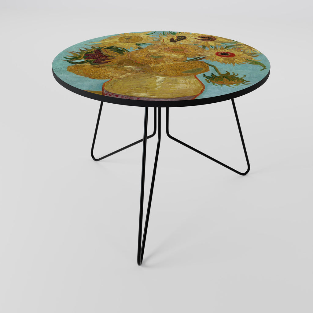 VASE AVEC DOUZE TOURNESOLS Table basse 69