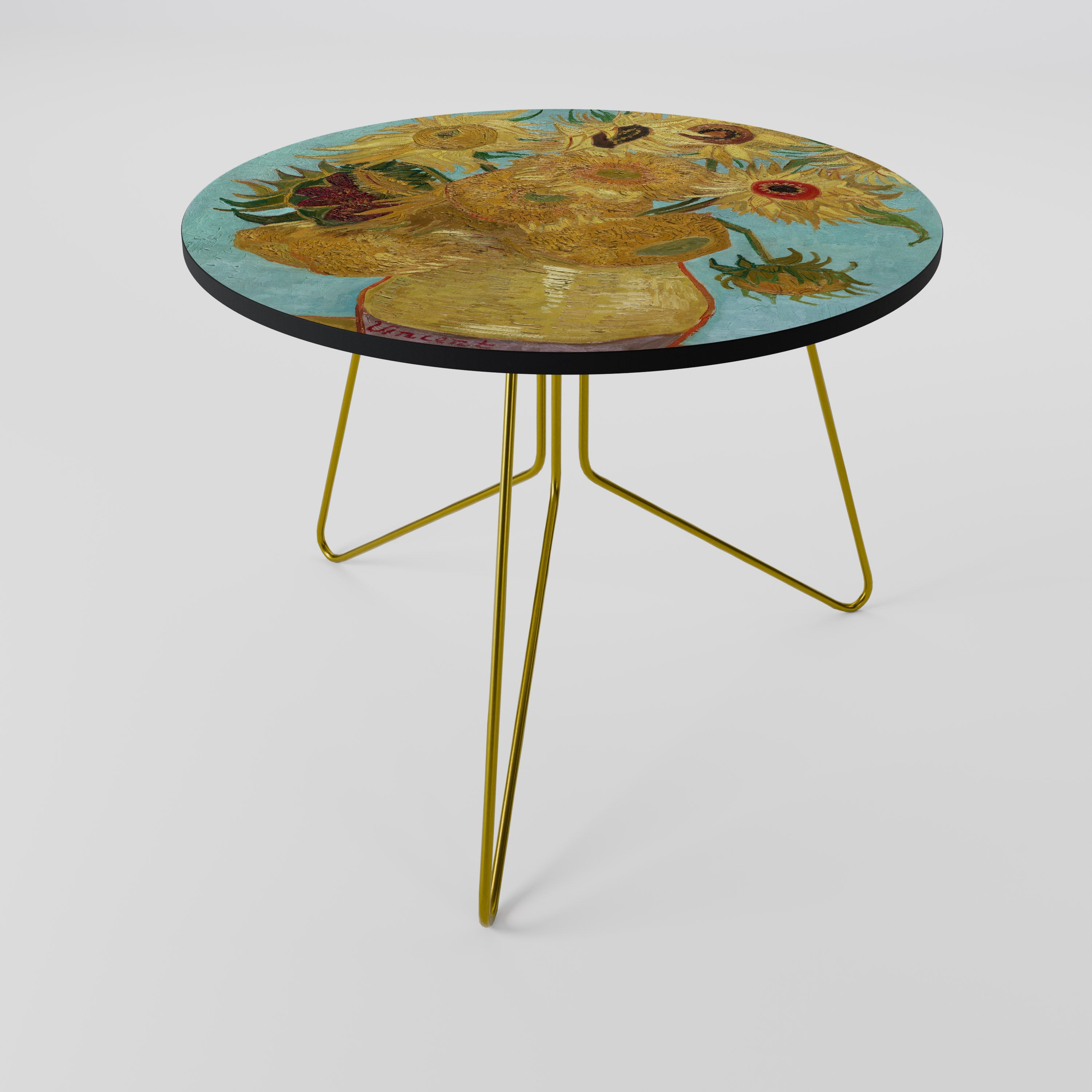 VASE AVEC DOUZE TOURNESOLS Table basse 69