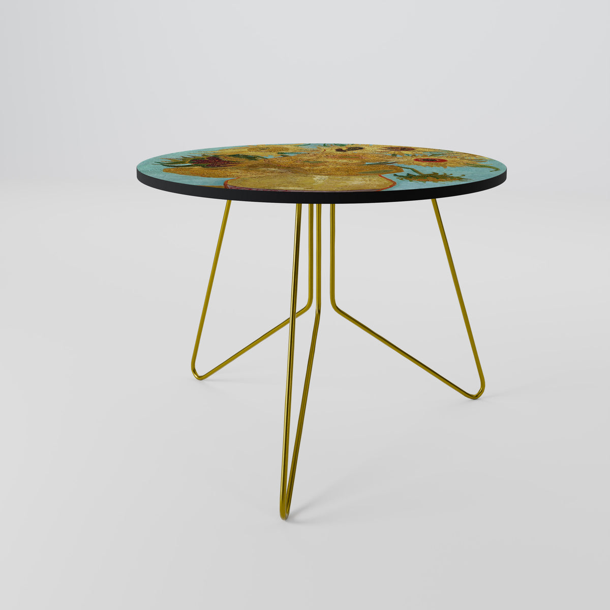 VASE WITH TWELVE SUNFLOWERS Coffee Table