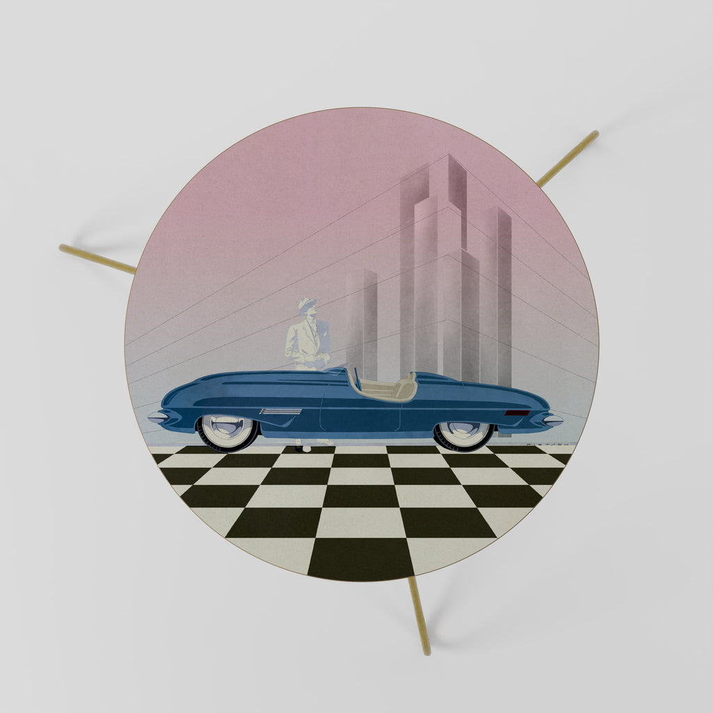 Table basse BLUE ROADSTER 60