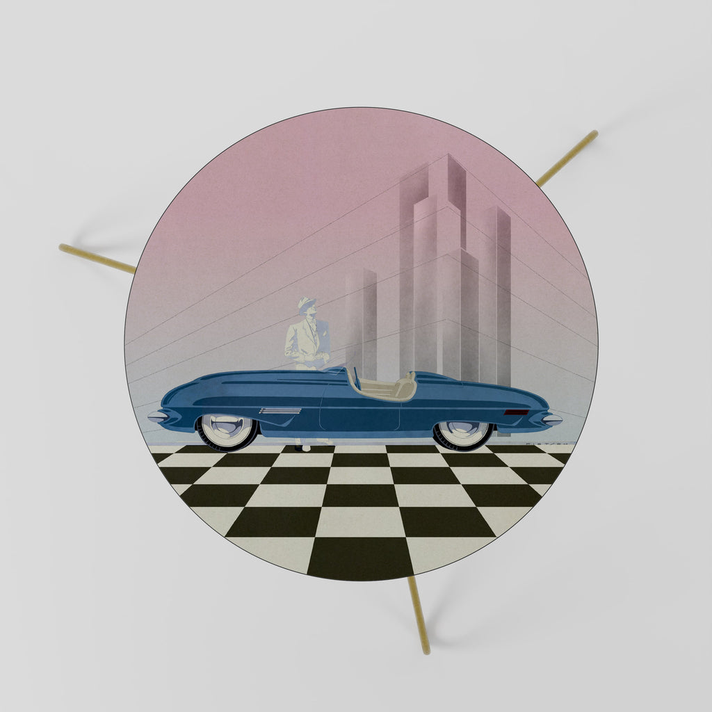 Table basse BLUE ROADSTER 60