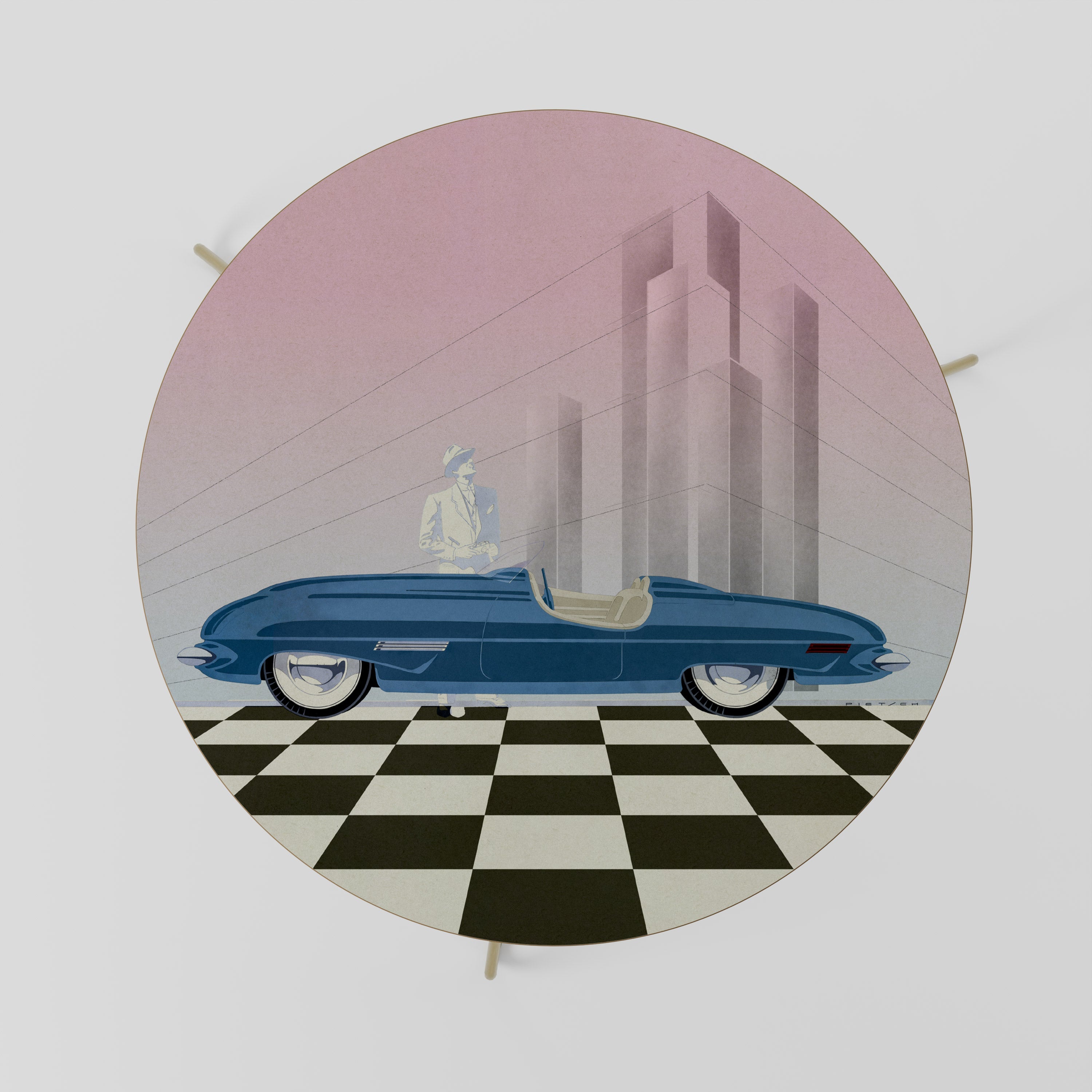 Table basse BLUE ROADSTER 69