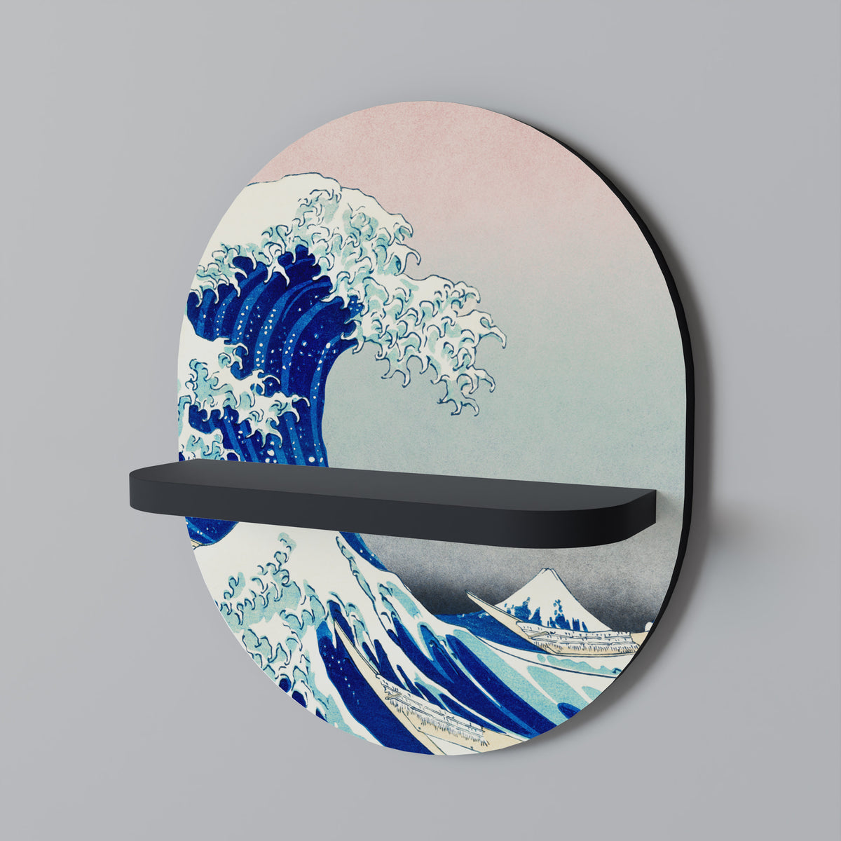THE GREAT WAVE Art Shelf