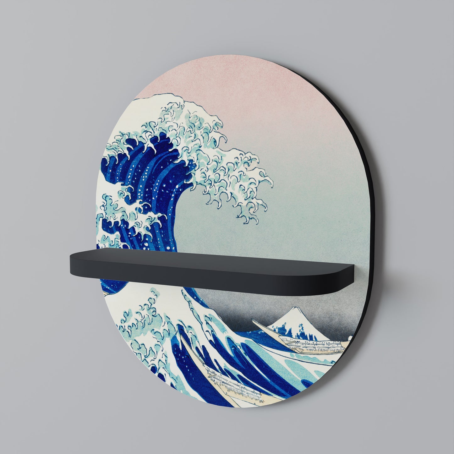 THE GREAT WAVE Art Shelf