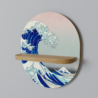 THE GREAT WAVE Art Shelf