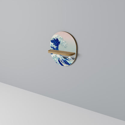 THE GREAT WAVE Art Shelf