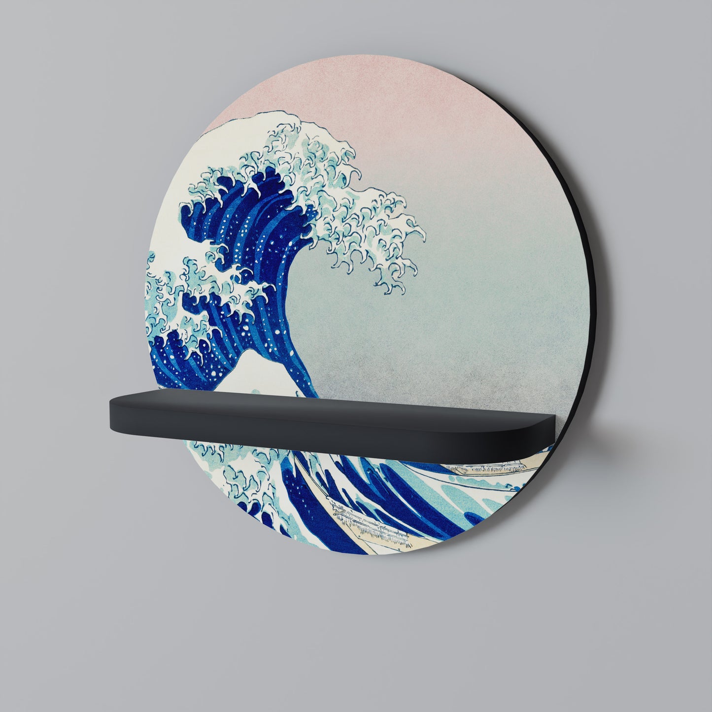 THE GREAT WAVE Art Shelf