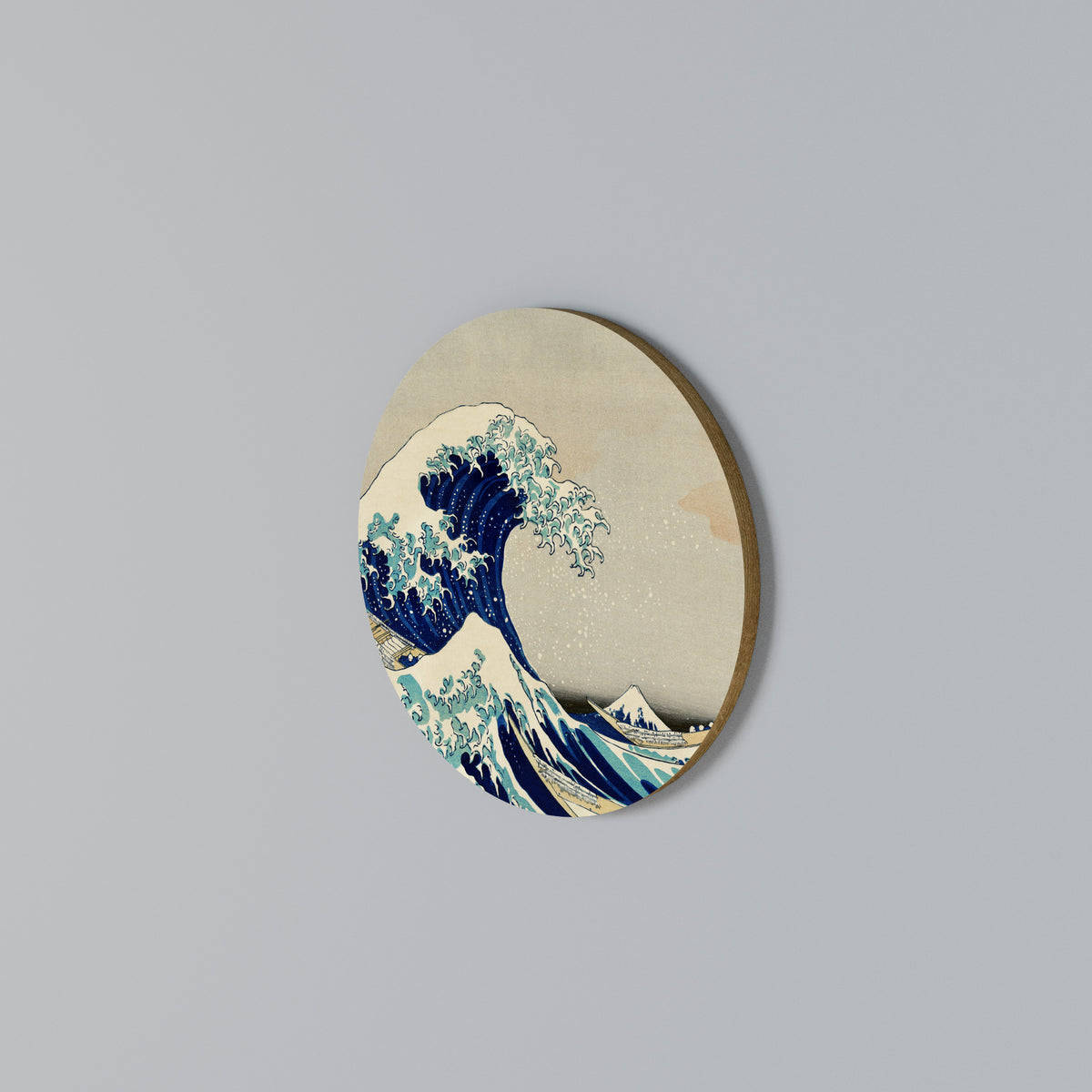 THE GREAT WAVE Round Wall Art