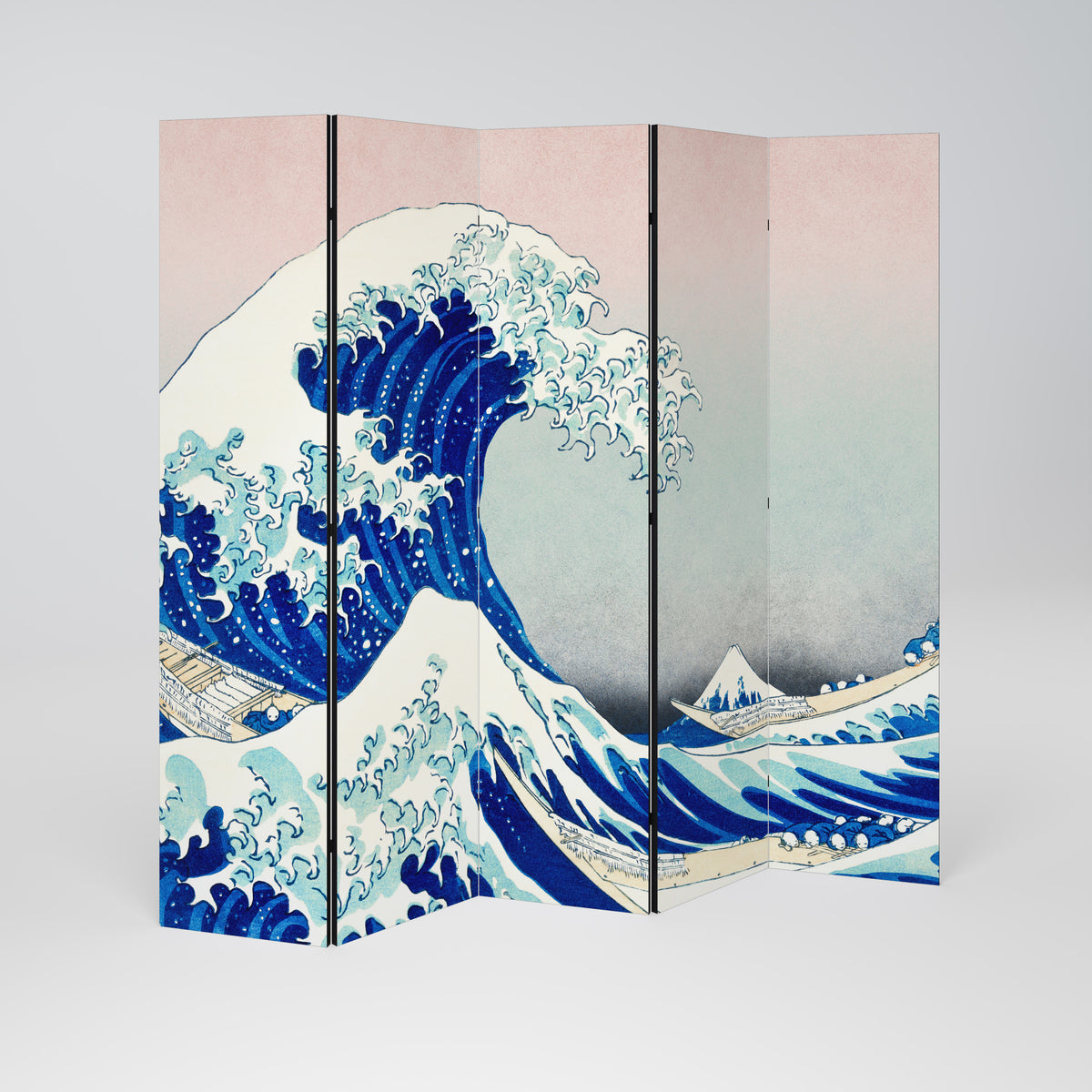 THE GREAT WAVE 5-Panel Room Divider