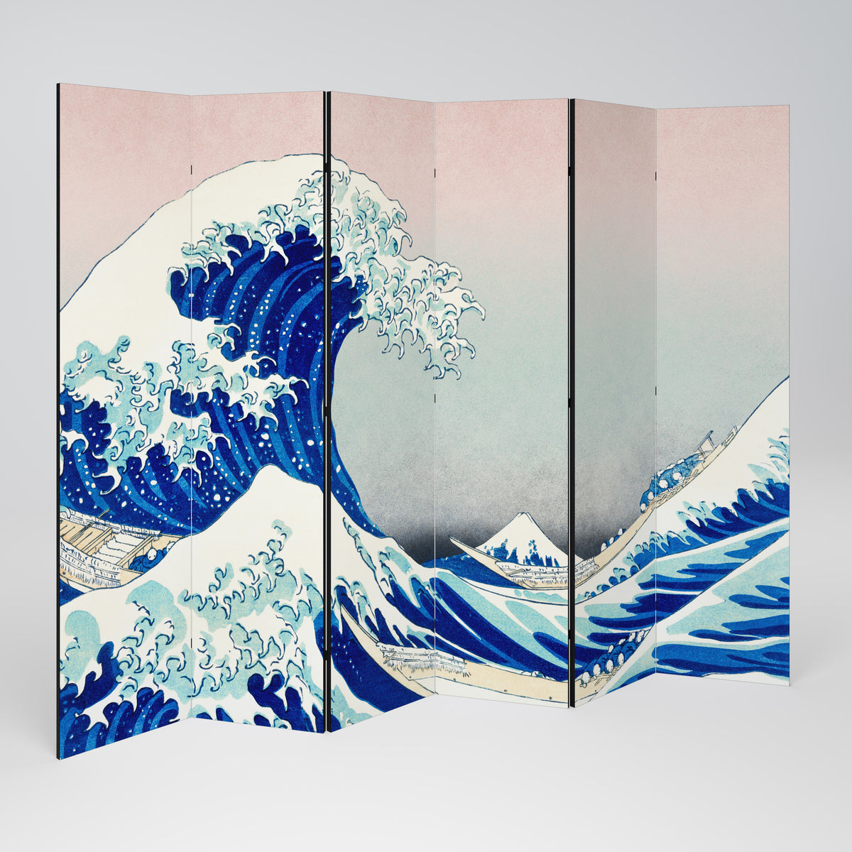 THE GREAT WAVE 6-Panel Room Divider