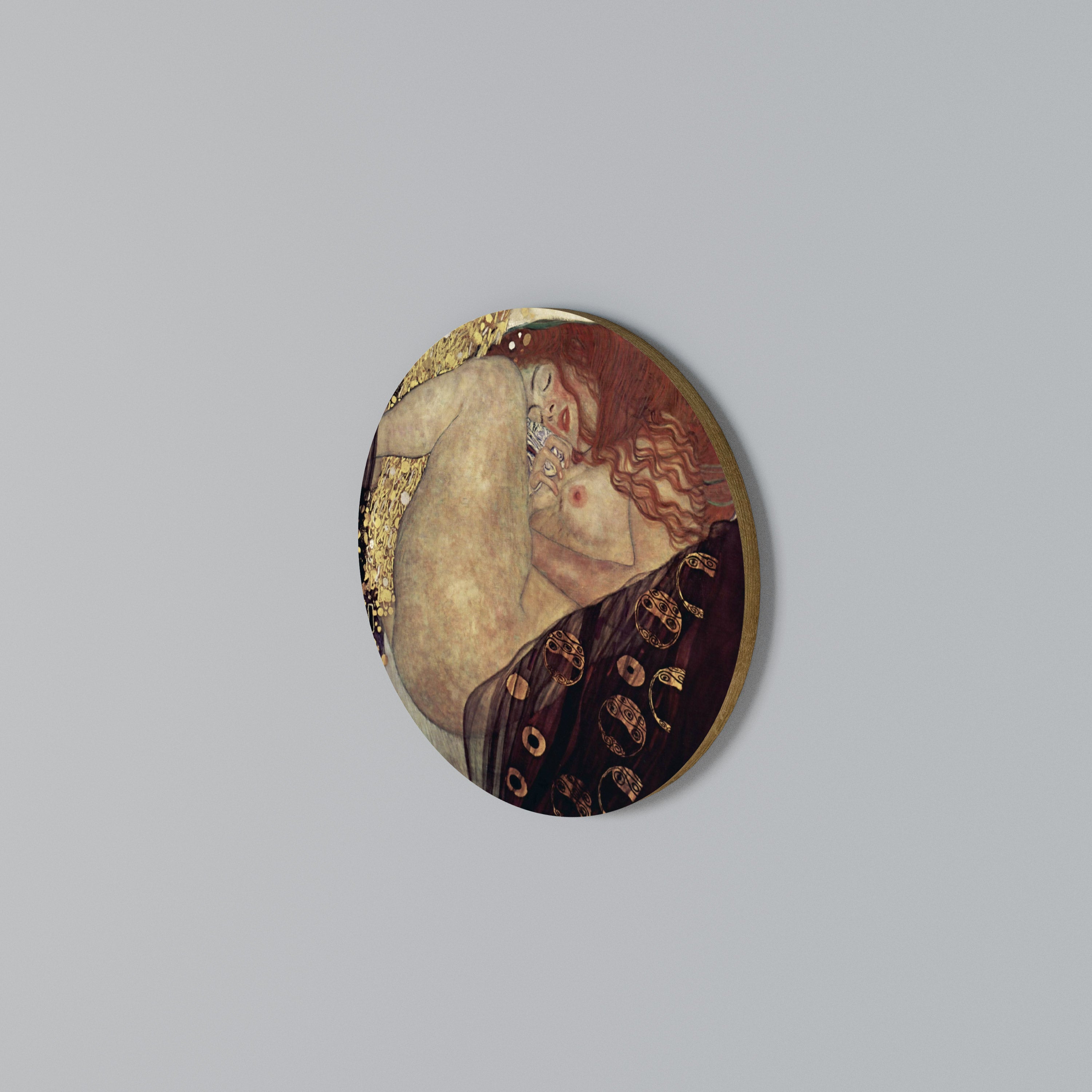 DANAE BY KLIMT Round Wall Art