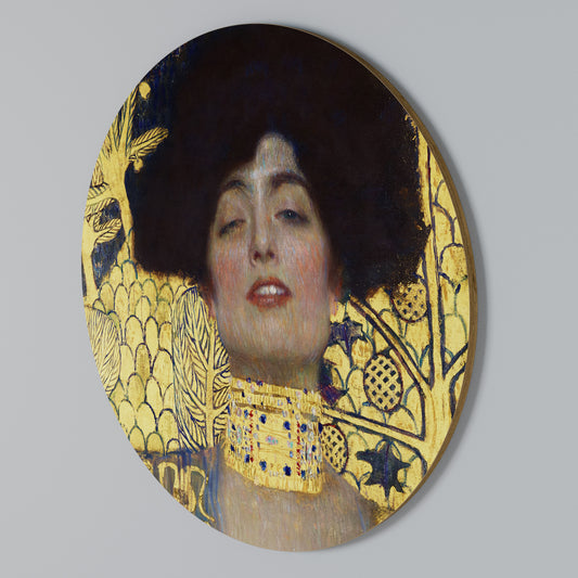 JUDITH WITHOUT HOLOFERNES Round Wall Art