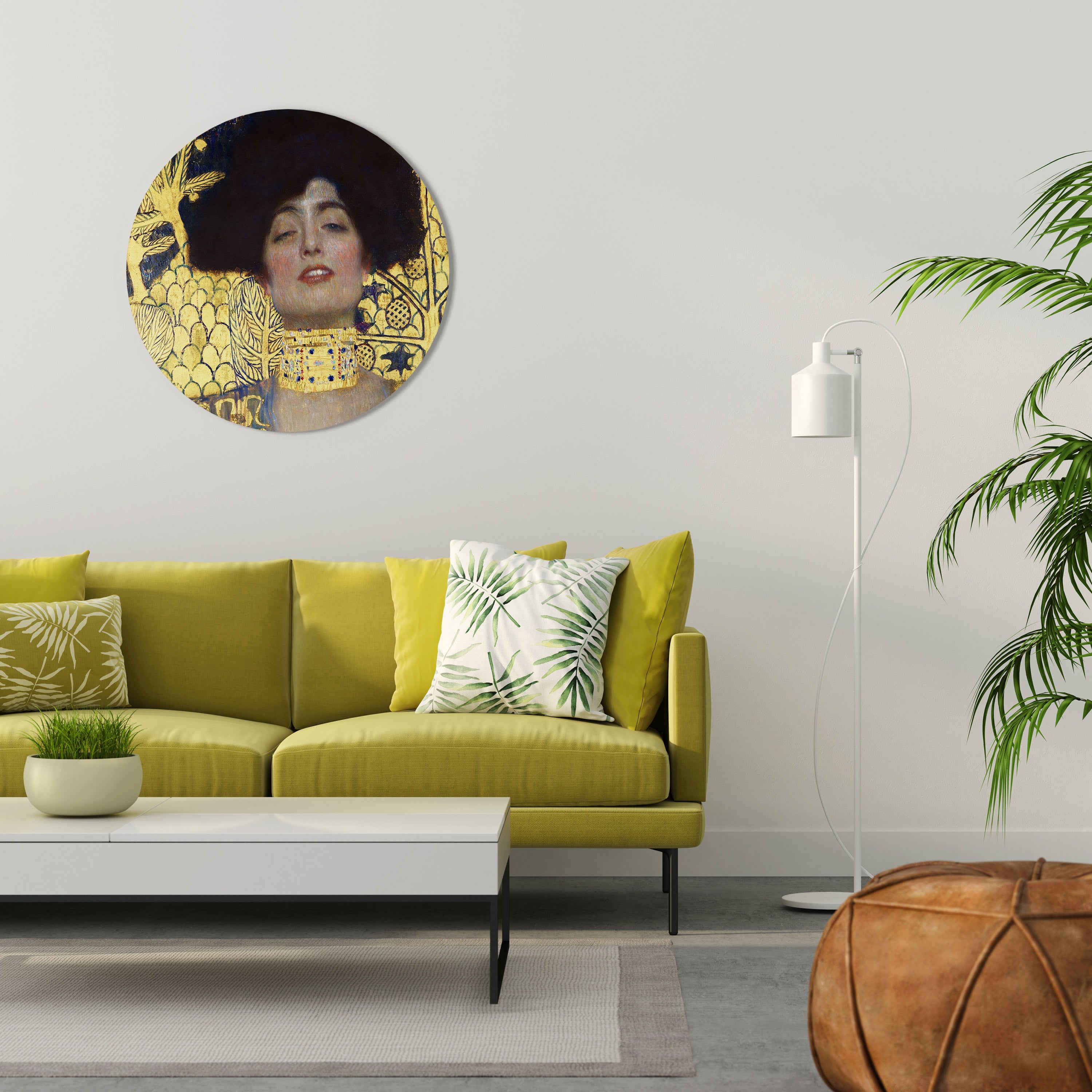 JUDITH SANS HOLOFERNE Art mural rond