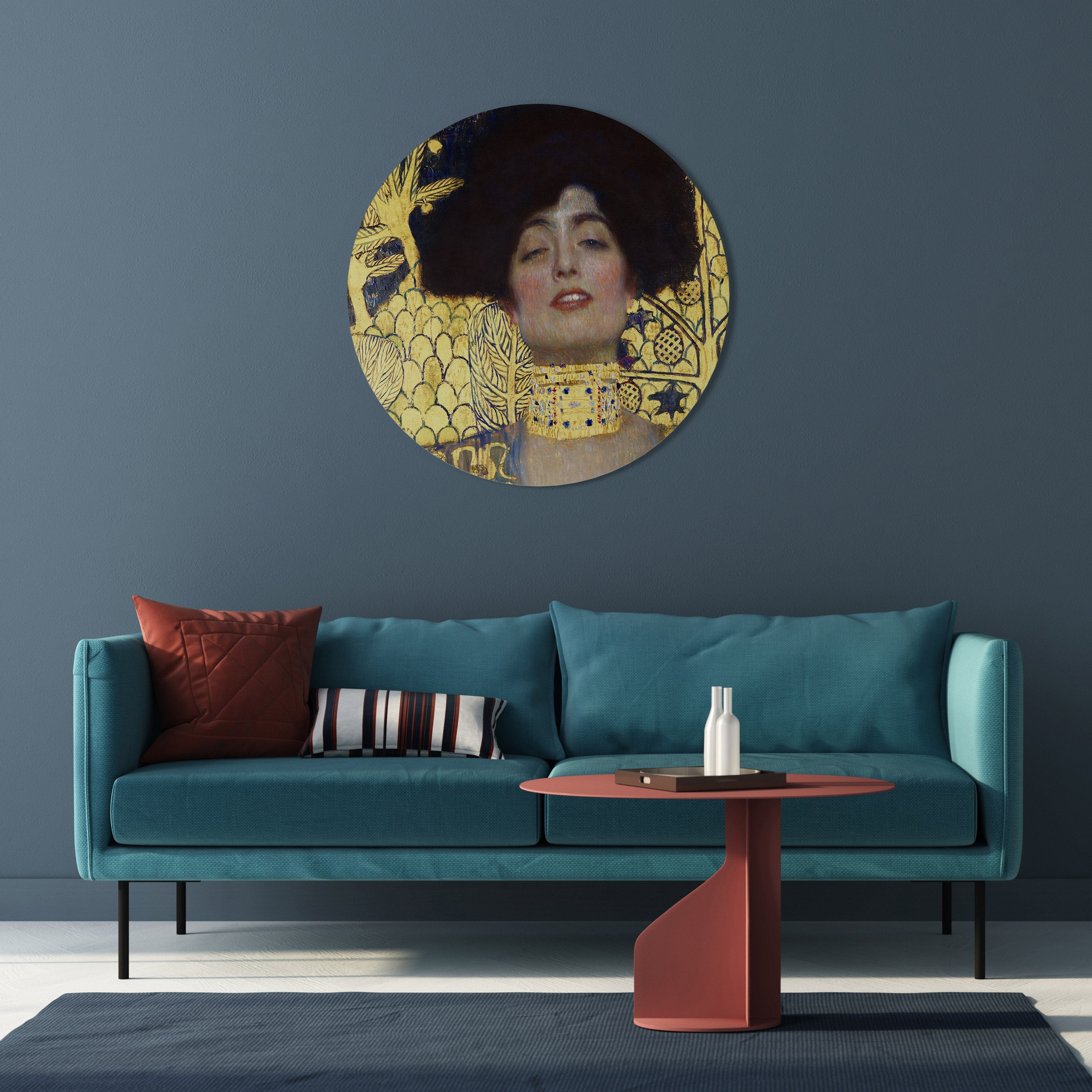 JUDITH SANS HOLOFERNE Art mural rond