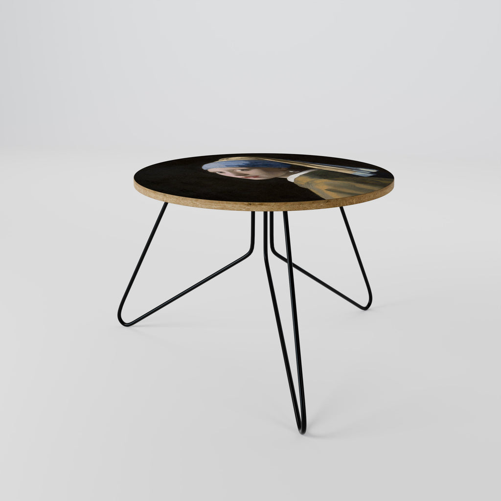 Table basse LA JEUNE FILLE À LA PERLE 60