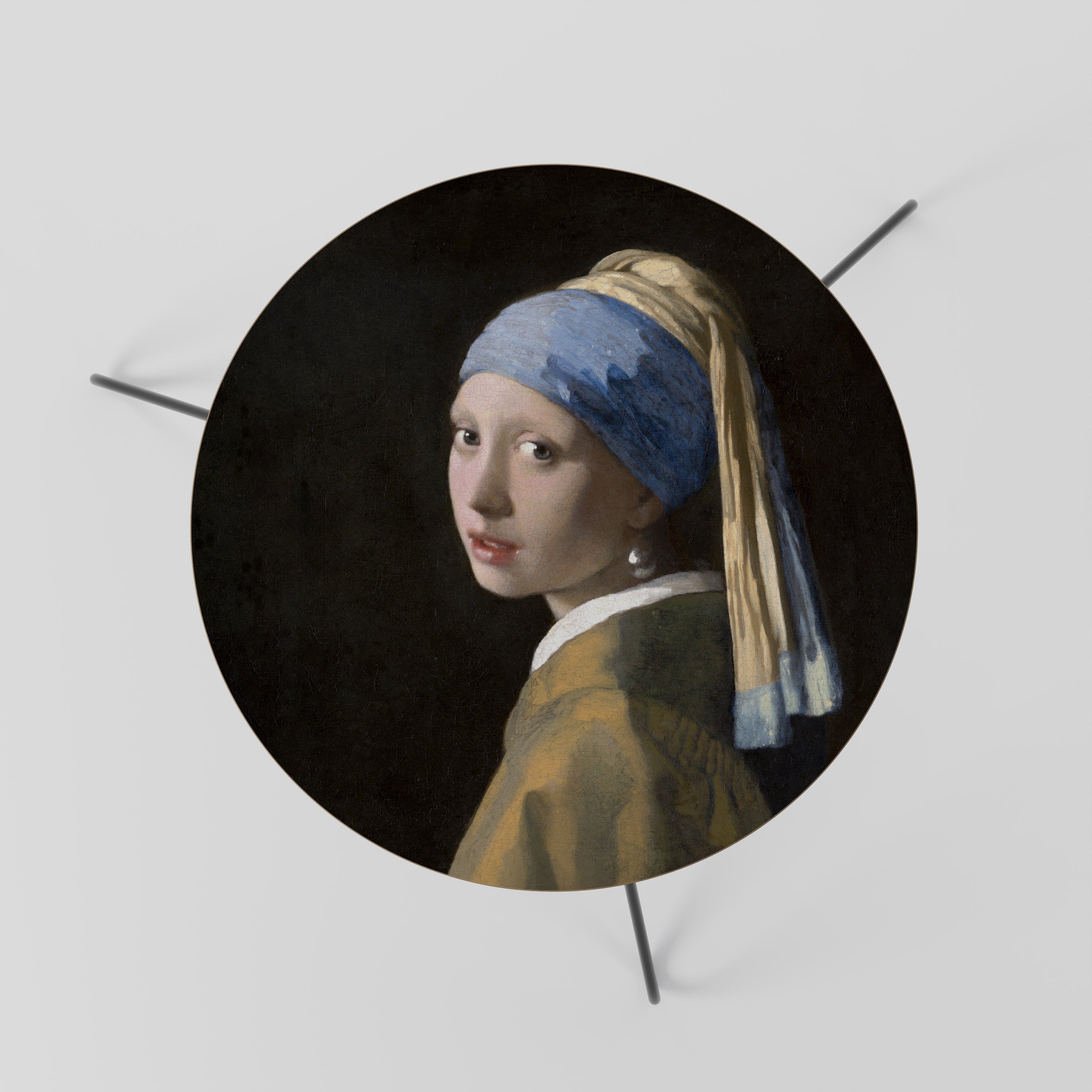 Table basse LA JEUNE FILLE À LA PERLE 60