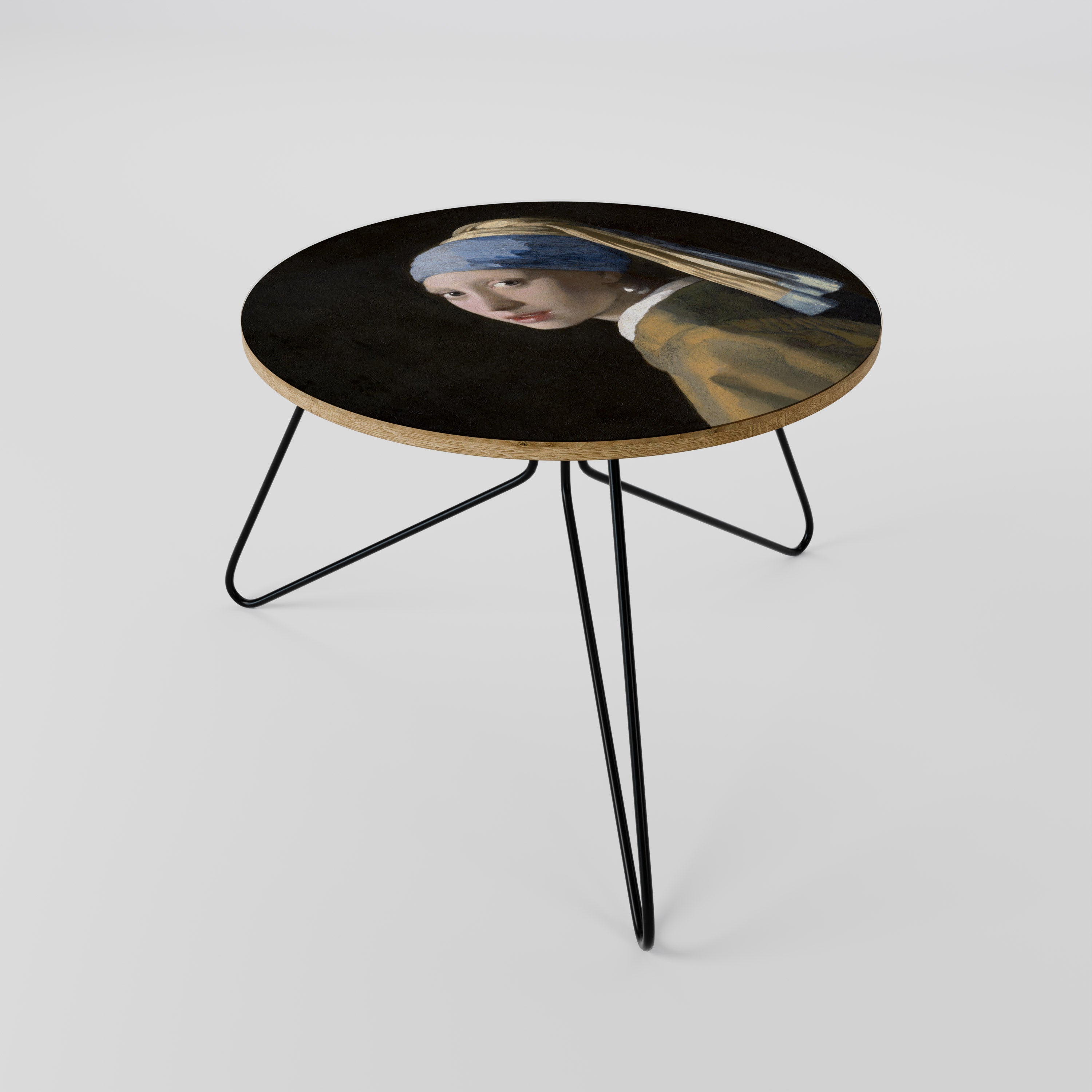 Table basse LA JEUNE FILLE À LA PERLE 60